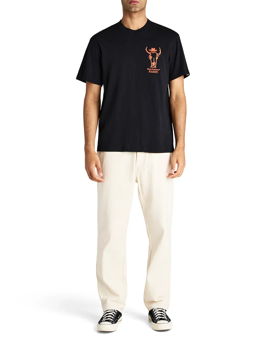 Deus Ex Machina - Showdown Tee in Black - Image 6