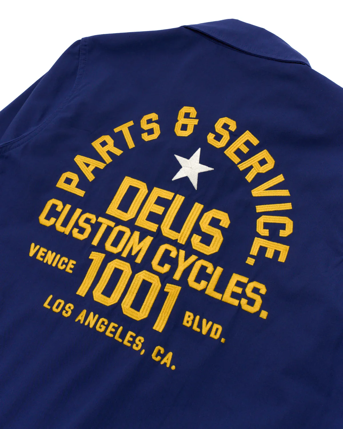 Deus Ex Machina - Teller Drizzler Jacket in Mechanic Blue - Image 4