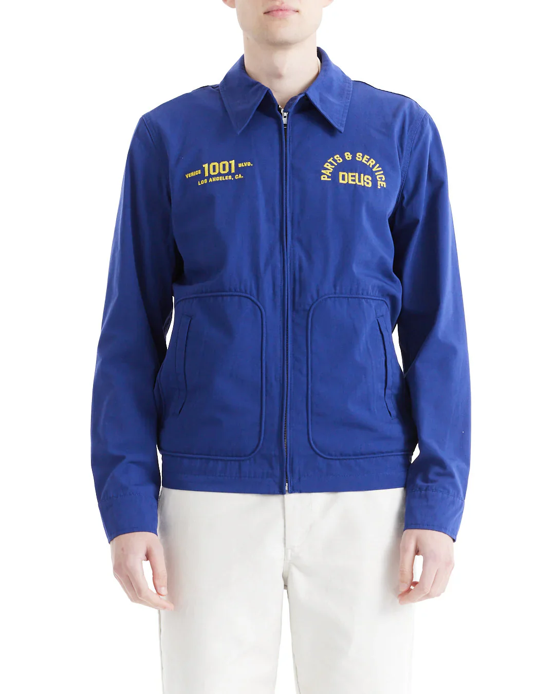 Deus Ex Machina - Teller Drizzler Jacket in Mechanic Blue - Image 5