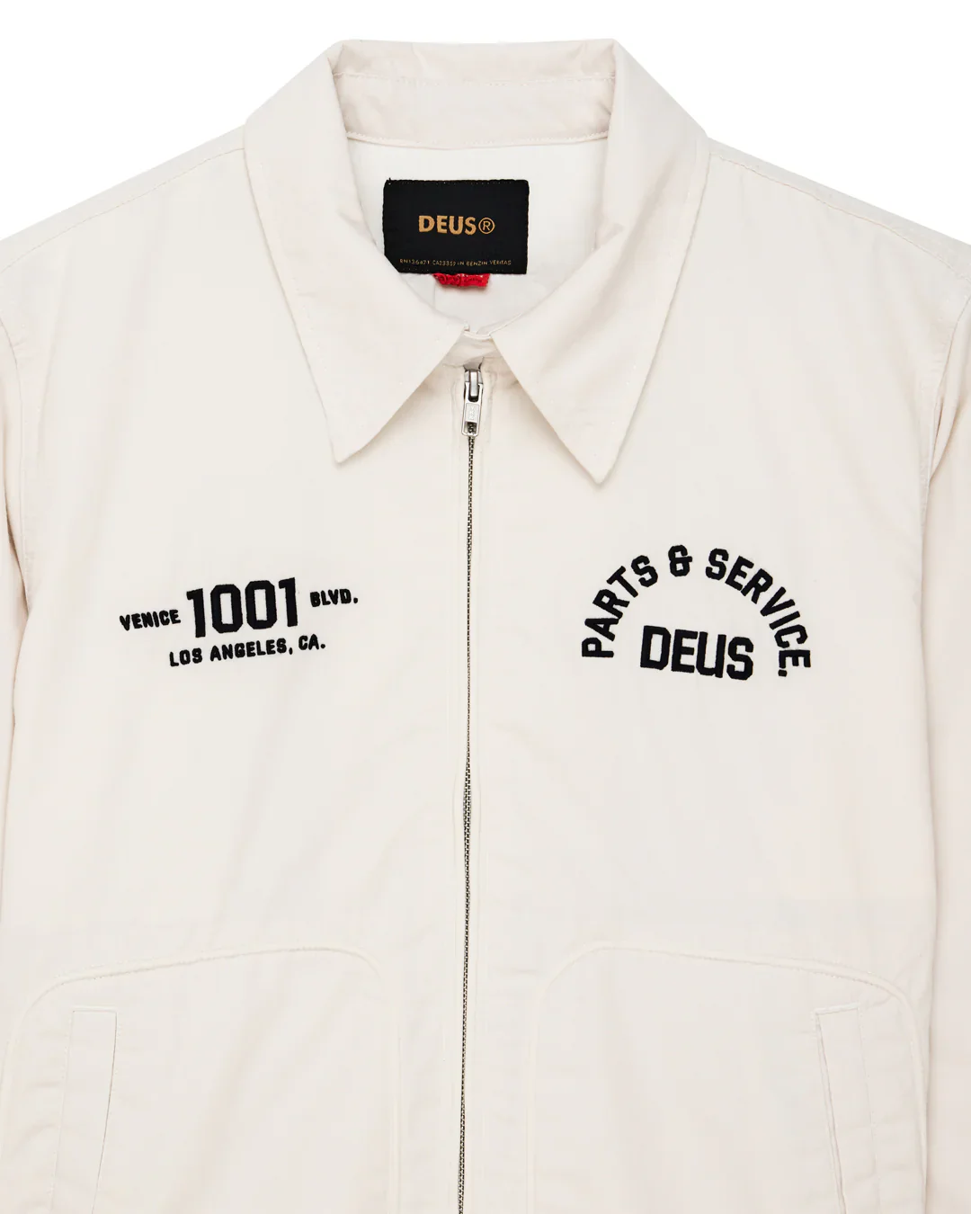 Deus Ex Machina - Teller Drizzler Jacket in Vintage White - Image 3
