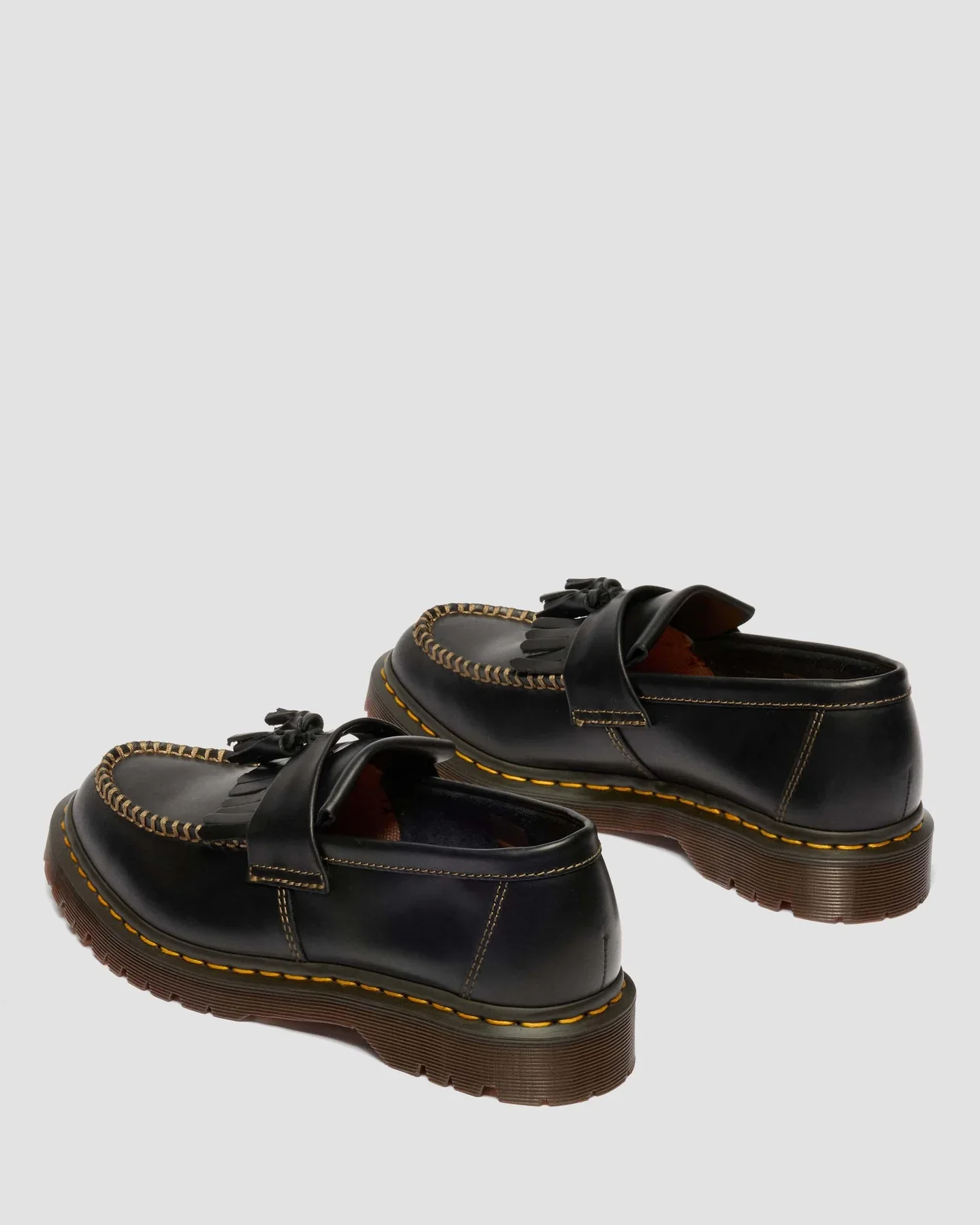 Dr. Martens - Adrian Tassel Orleans Leather Loafers in Black - Image 3