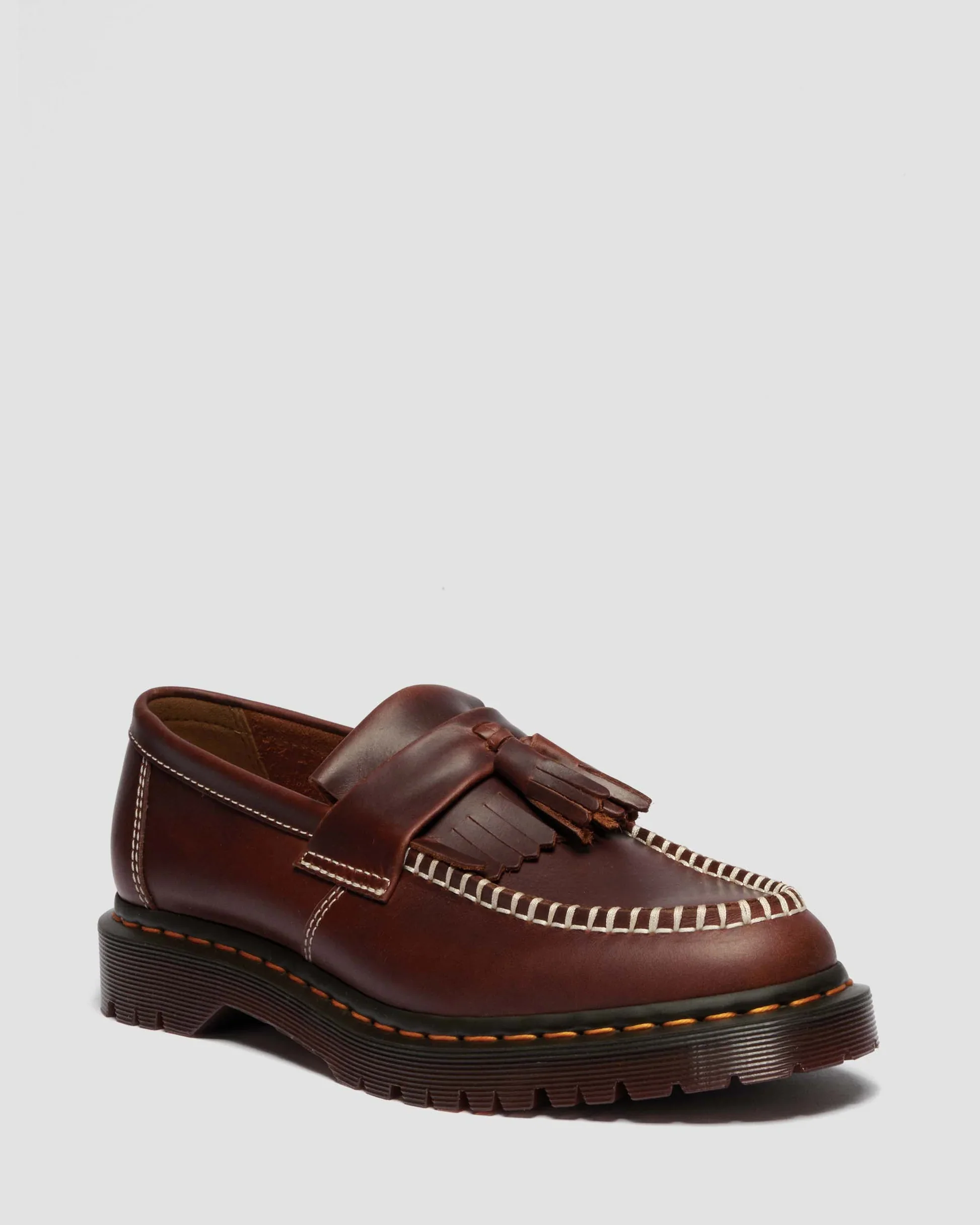 Dr. Martens - Adrian Tassel Orleans Leather Loafers in Butterscotch Orleans - Image 2