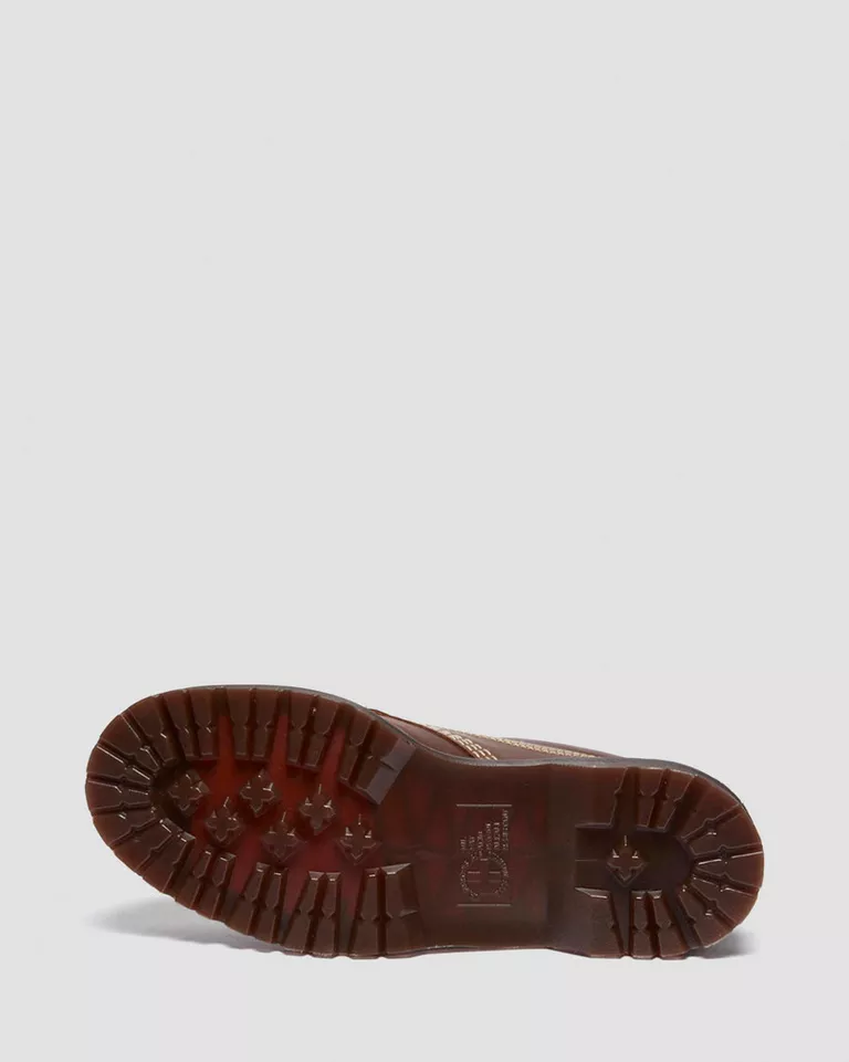 Dr. Martens - Lowell Leather Moc Toe Shoes in Butterscotch Orleans - Image 4