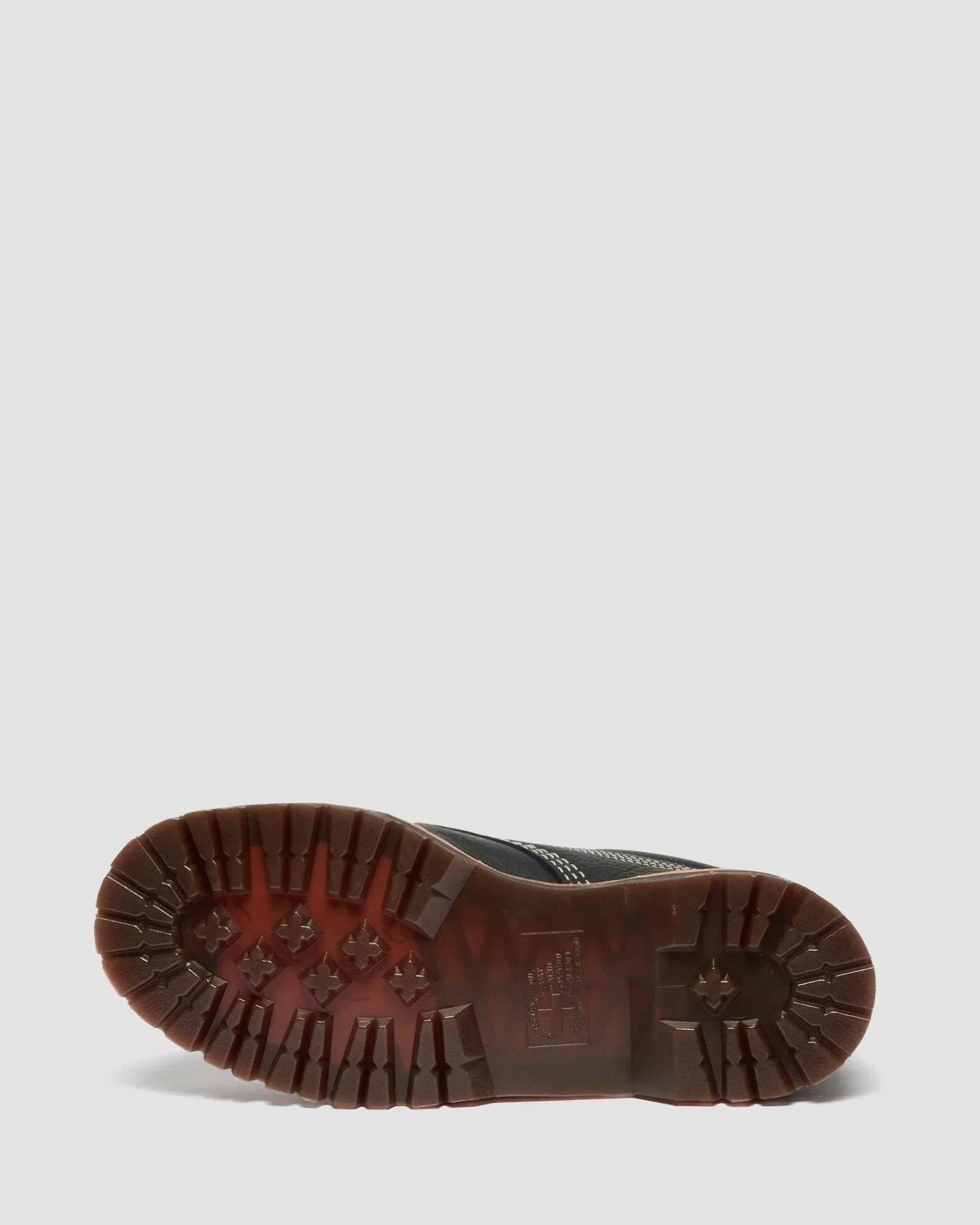 Dr. Martens - Lowell Wild Grain Leather Moc Toe Shoes in Black - Image 4