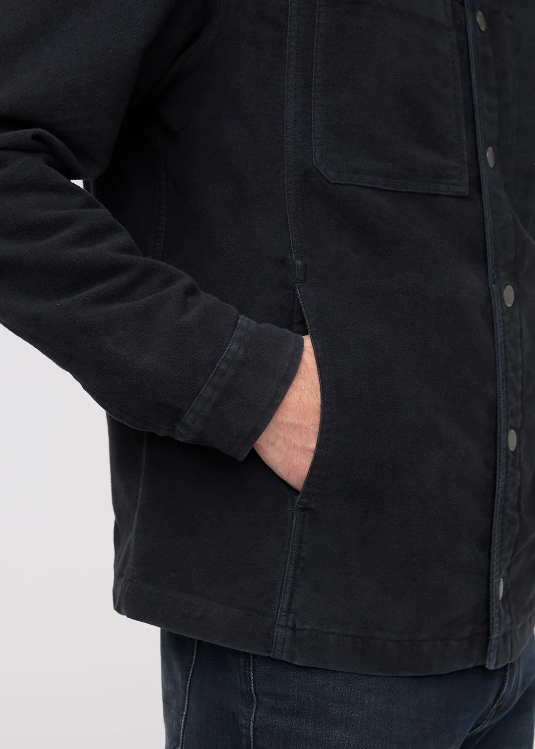 DUER - No Sweat Moleskin Jacket in Shadow - Image 5