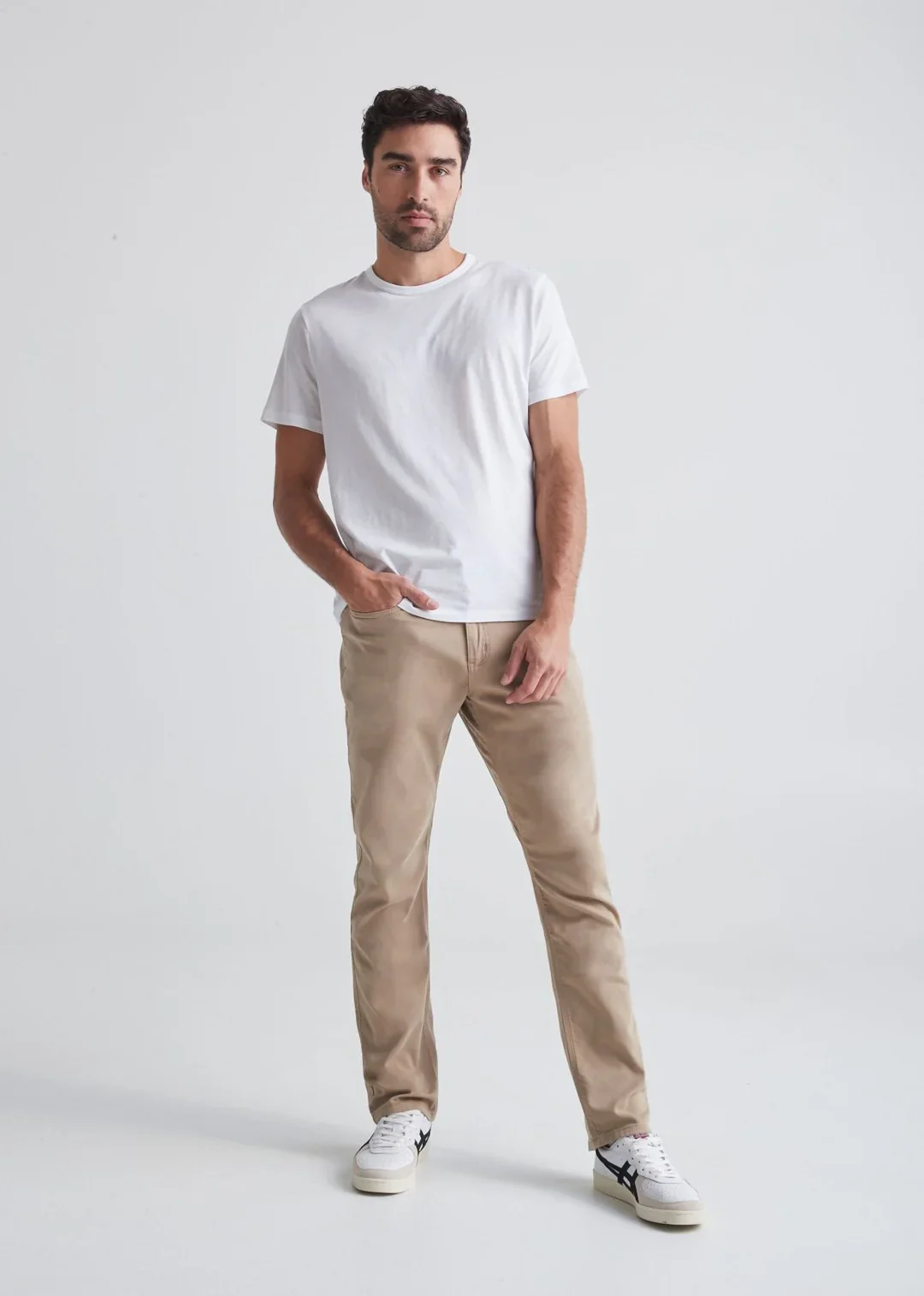 DUER - No Sweat Relaxed Taper: Desert Khaki - Image 2