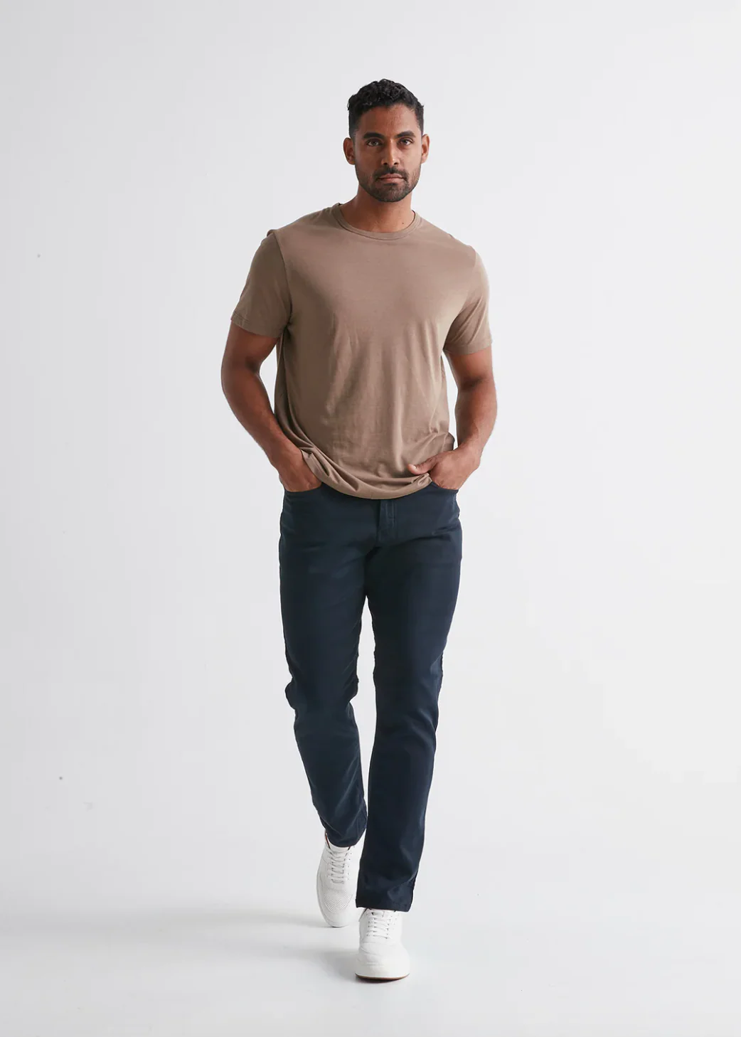Duer- No Sweat Athletic Taper in Navy - Image 2