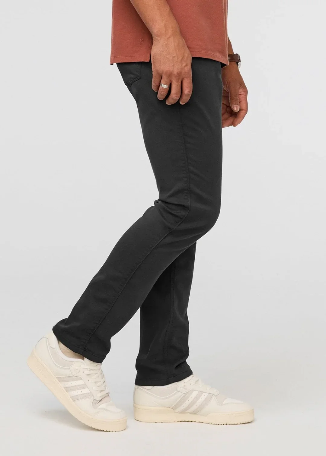 DUER- No Sweat Relaxed Taper: Slate - Image 2
