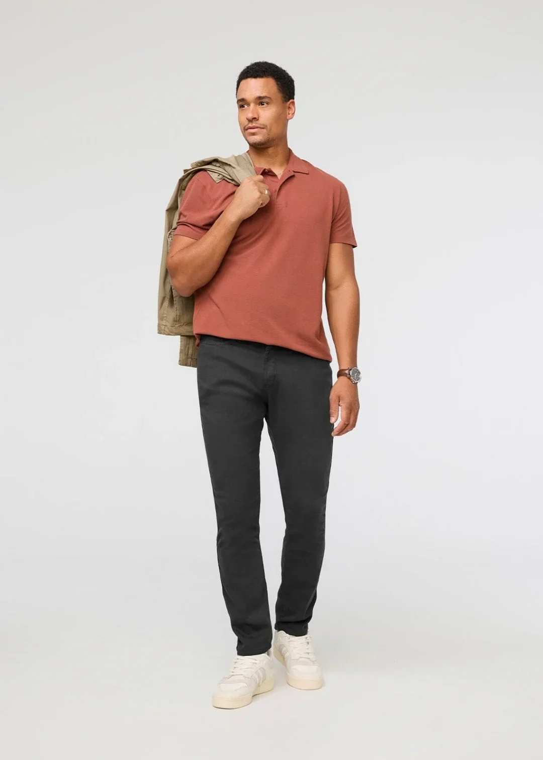 DUER- No Sweat Relaxed Taper: Slate - Image 4