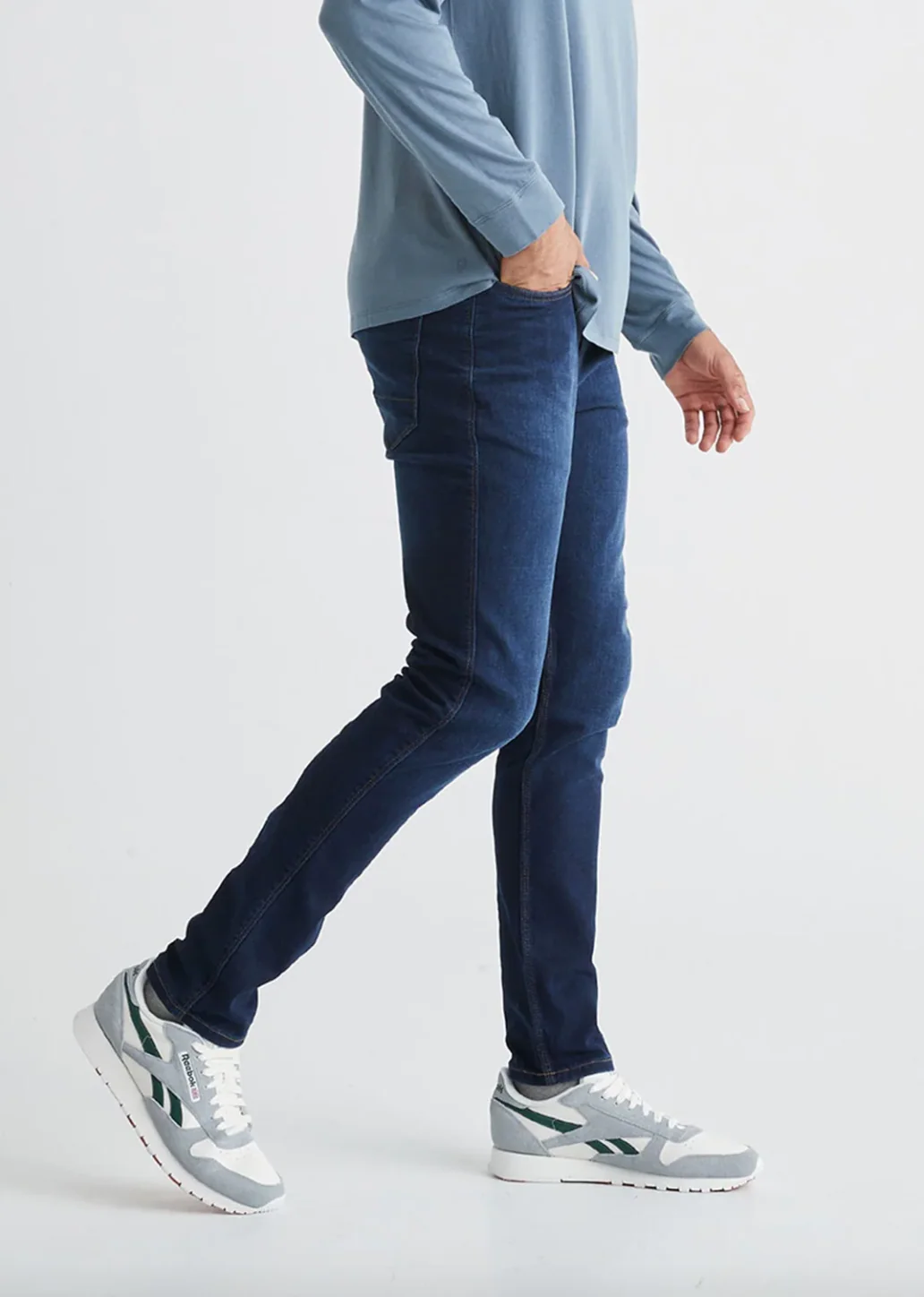 Duer- Performance Denim Slim Dark Stone - Image 3