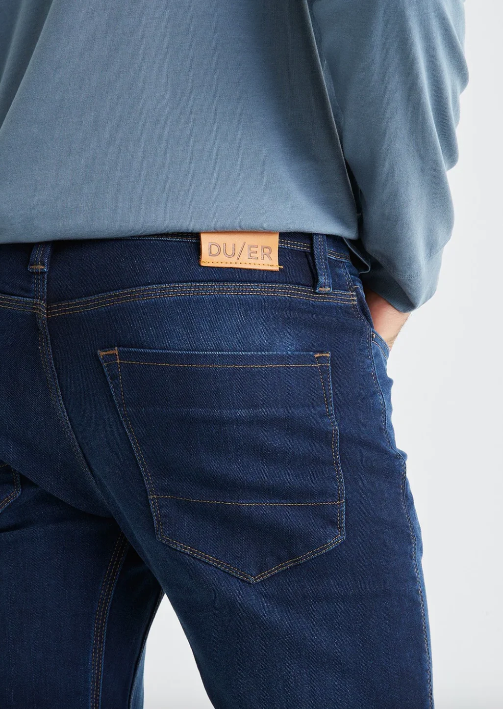 Duer- Performance Denim Slim Dark Stone - Image 4