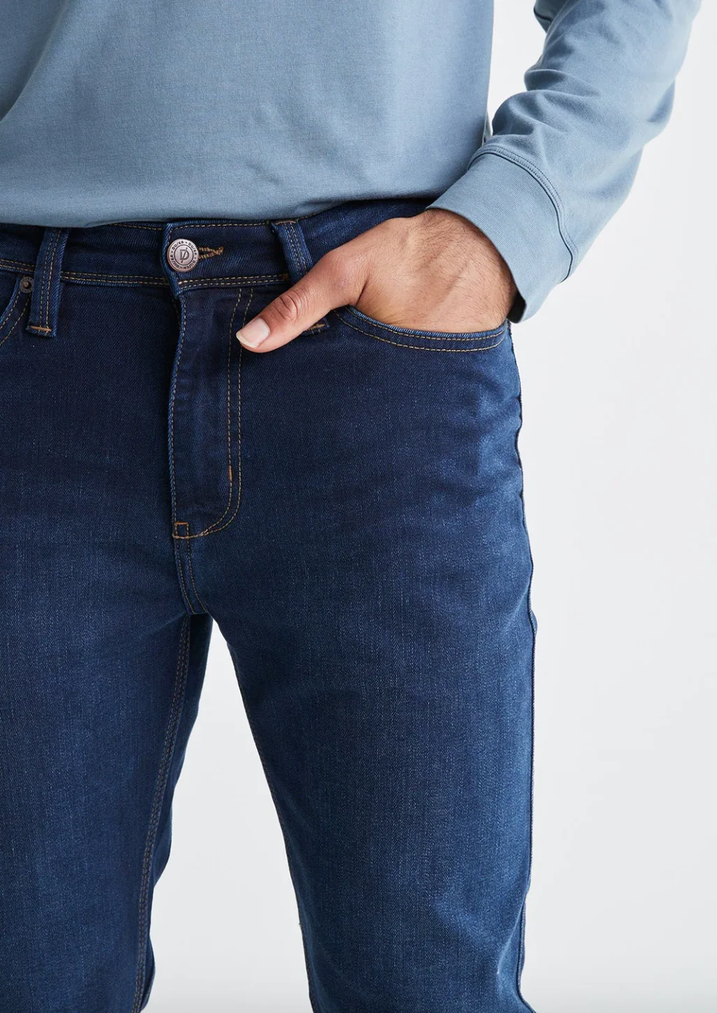 Duer- Performance Denim Slim Dark Stone - Image 5
