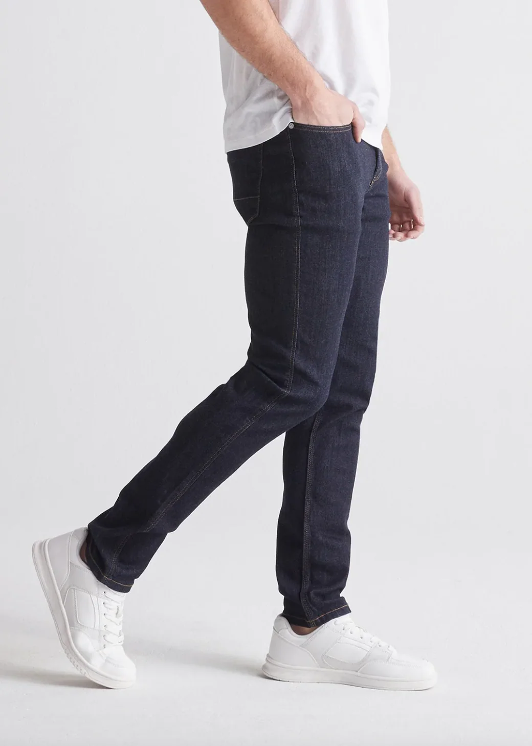 Duer- Performance Denim Slim Taper in Heritage Rinse - Image 2