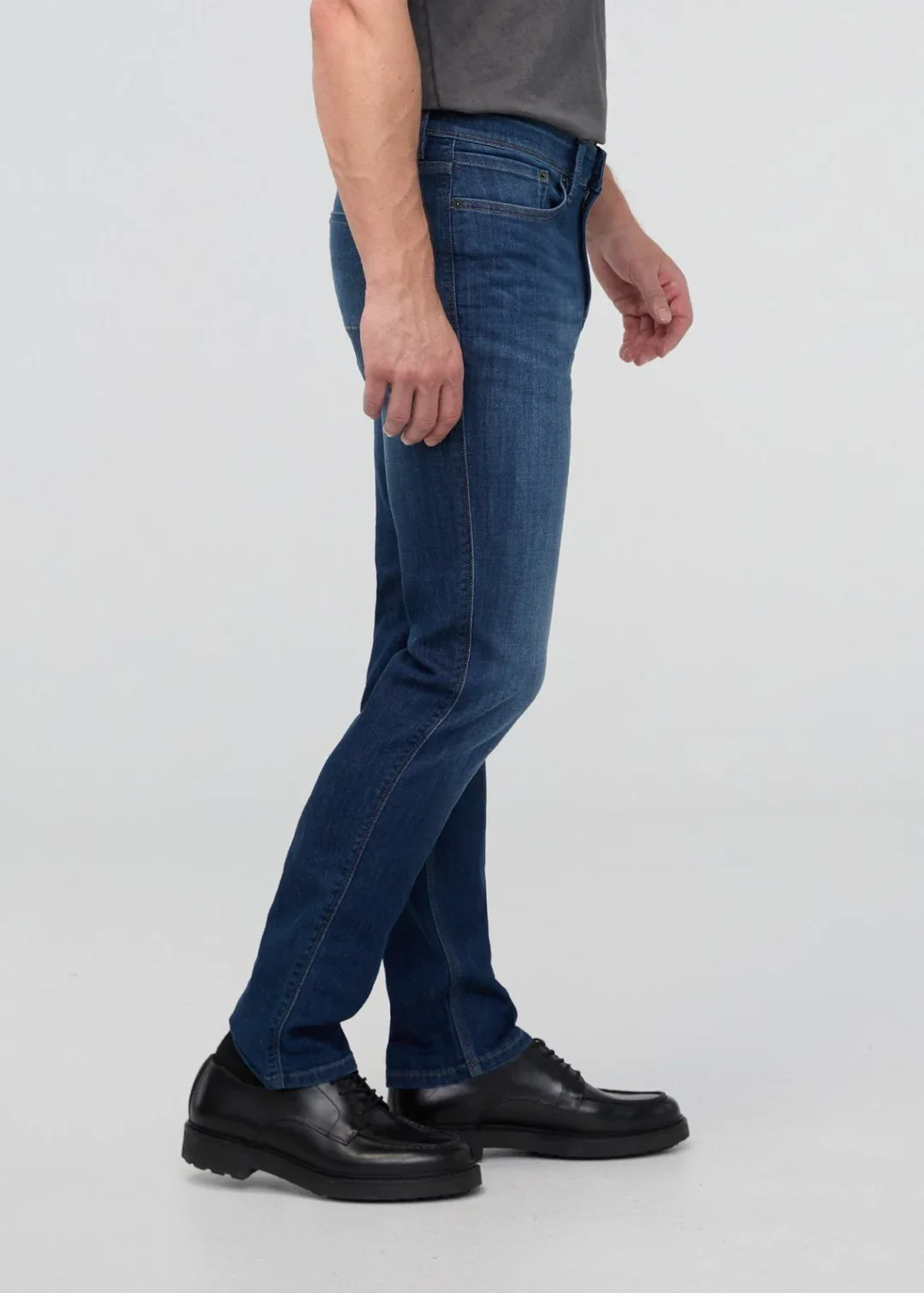 Duer - Performance Denim Slim Straight in Ocean Swell - Image 2
