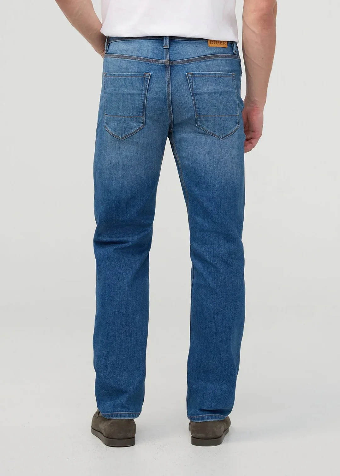 Duer - Performance Denim+ Straight in Alpine Indigo - Image 3