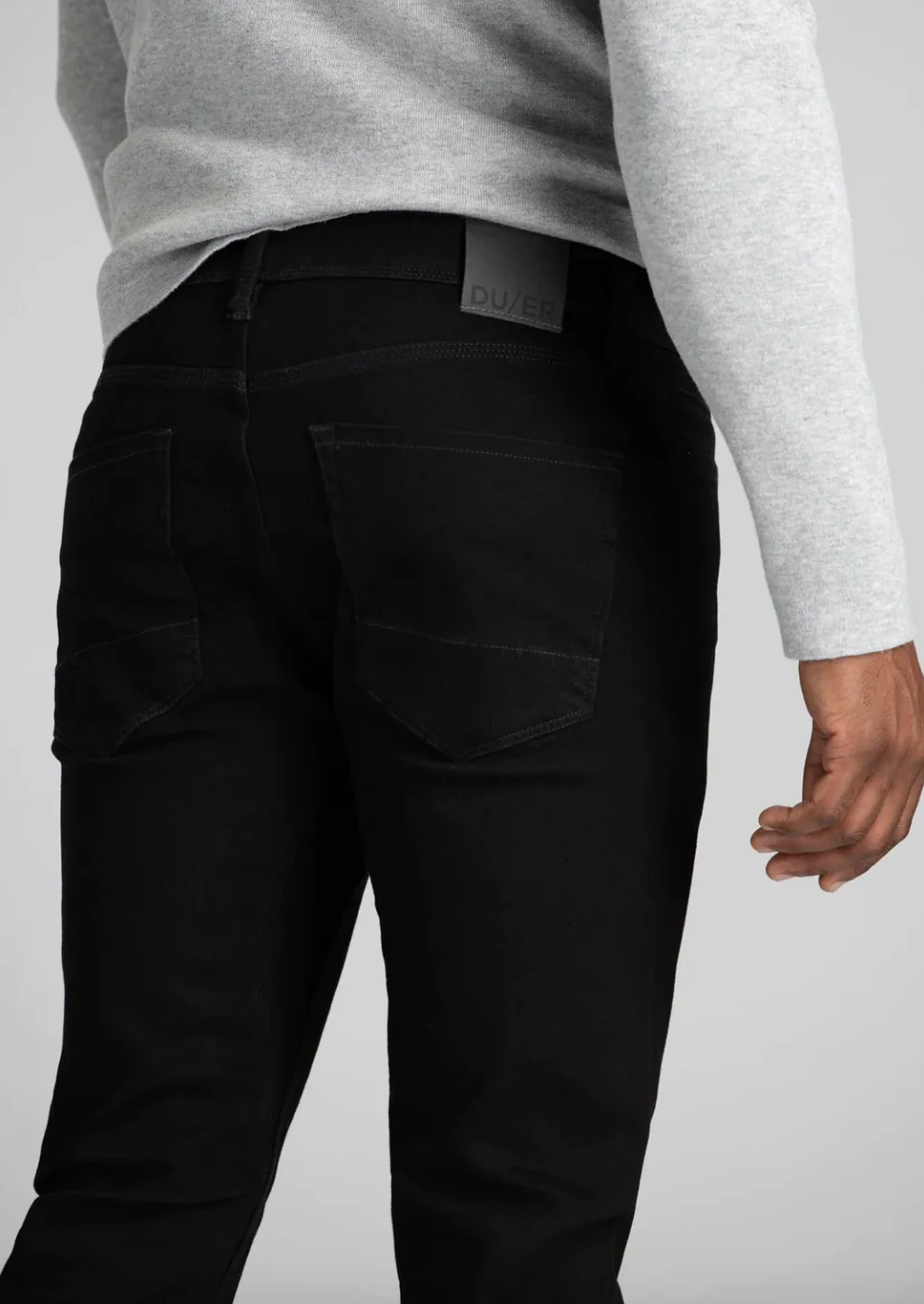 Duer- Stay Dry Denim Slim Jet Black - Image 5