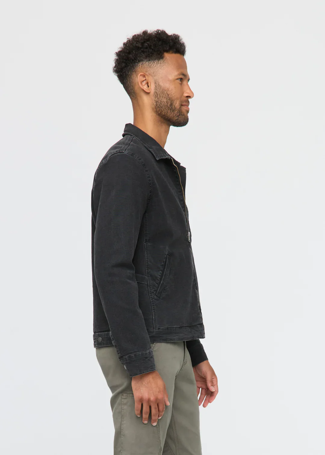 DUER - Stretch Canvas Utility Jacket: Black - Image 2