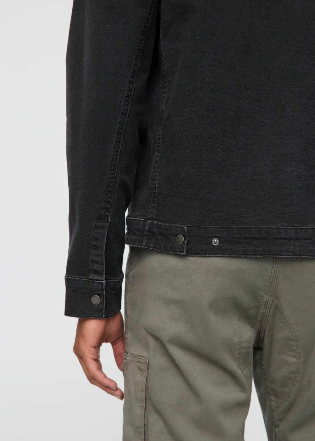 DUER - Stretch Canvas Utility Jacket: Black - Image 5