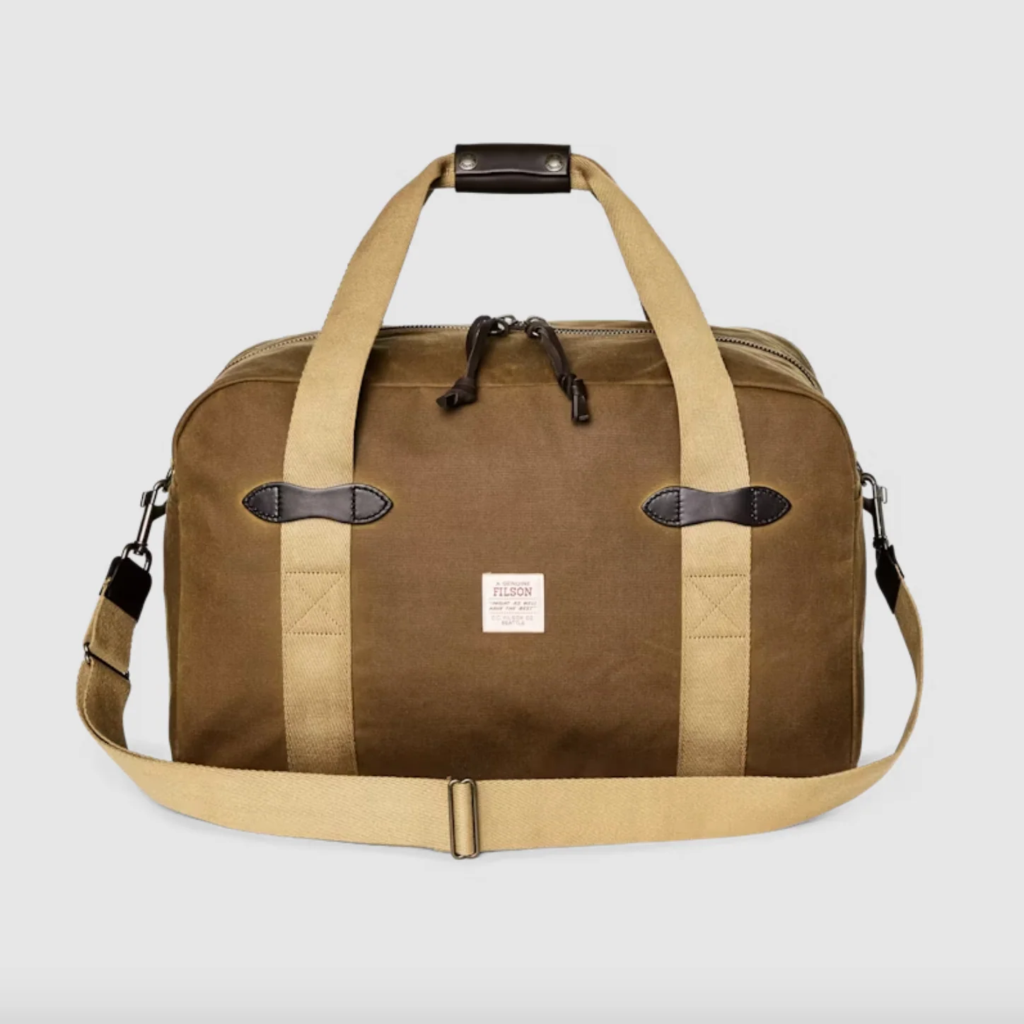 Filson- Tin Cloth Medium Duffle Bag - Image 3