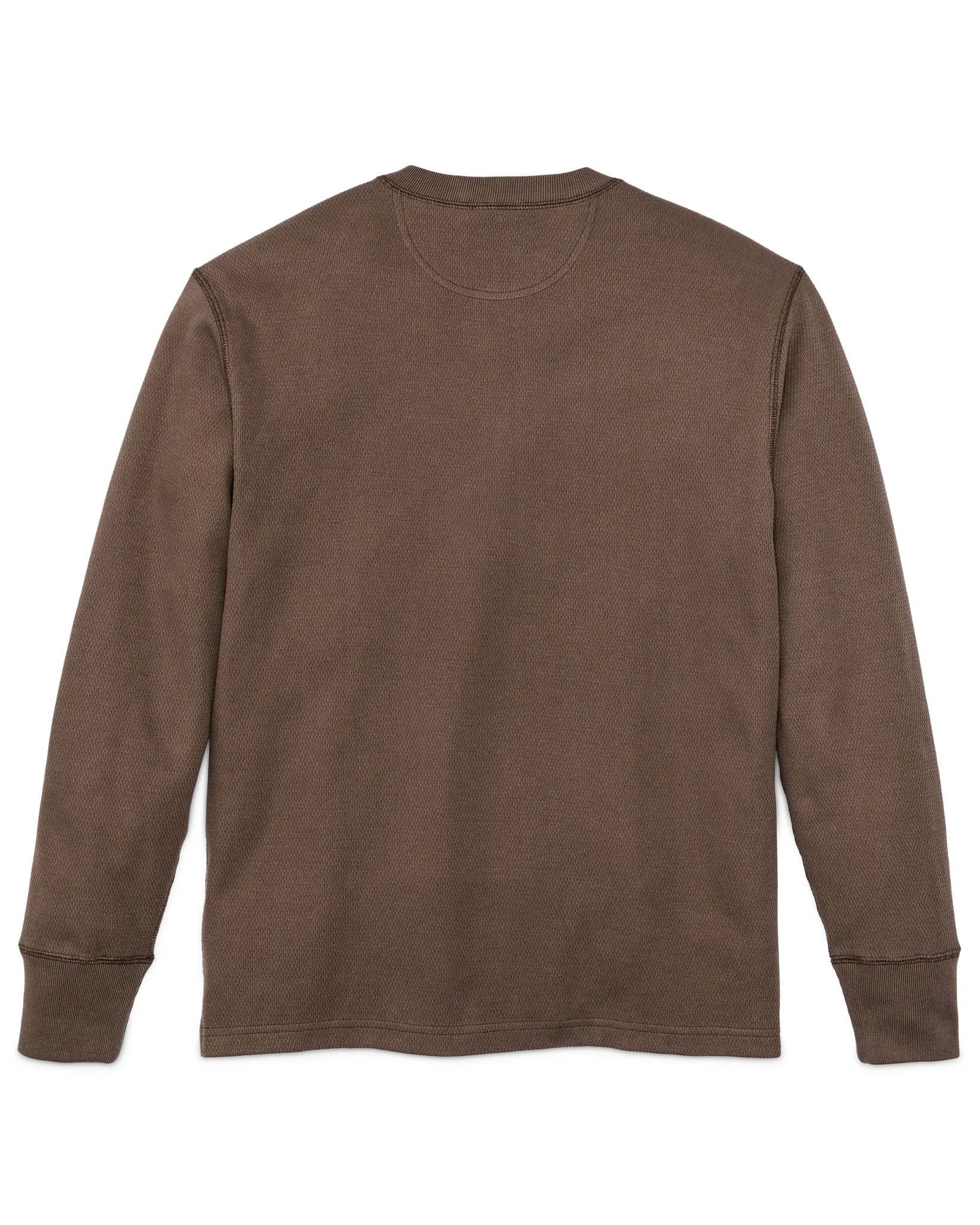 Filson - Waffle Knit Henley in Brown - Image 2