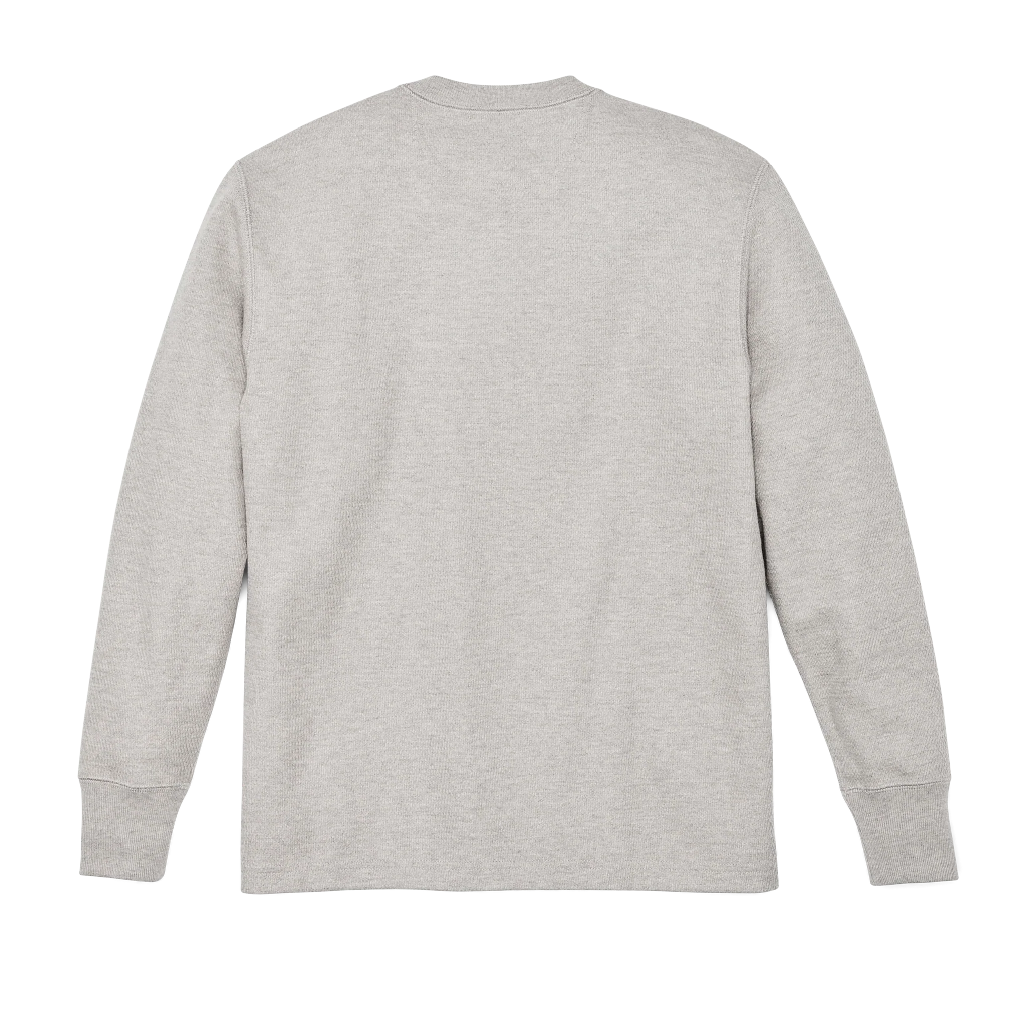 Filson - Waffle Knit Henley in Light Grey - Image 2