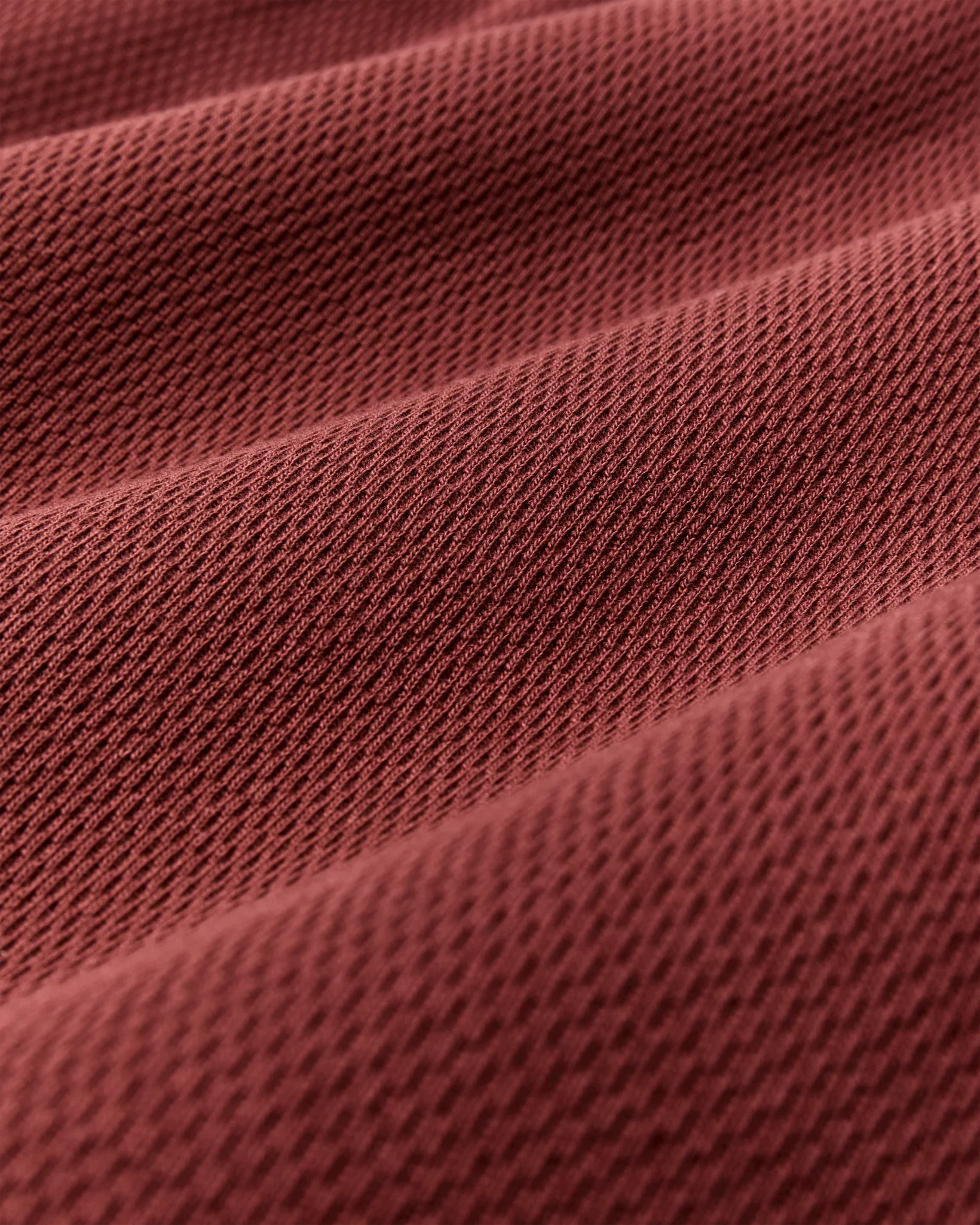 Filson- Waffle Knit Thermal Crewneck in Brick - Image 4