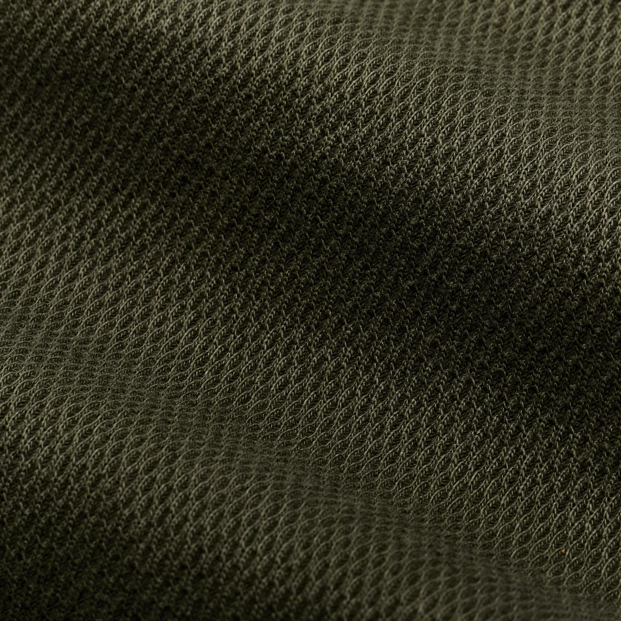 Filson- Waffle Knit Thermal Crewneck in Mossy Rock - Image 5