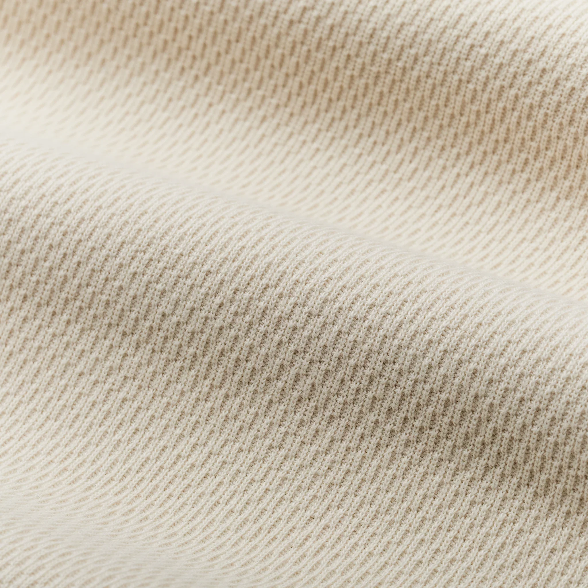 Filson- Waffle Knit Thermal Crewneck in Sand - Image 5