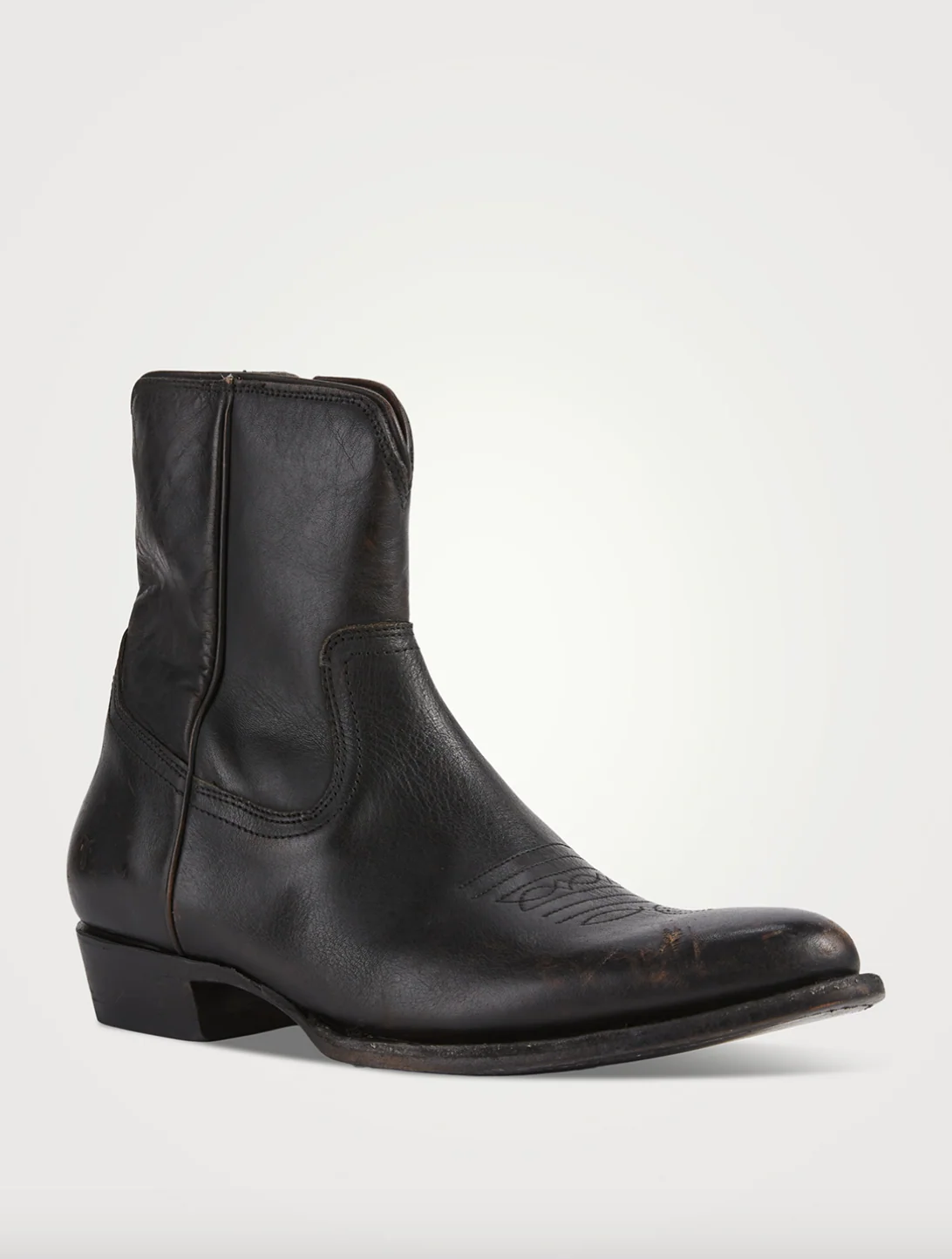 Frye- Austin Leather Boots with Zip - Image 3