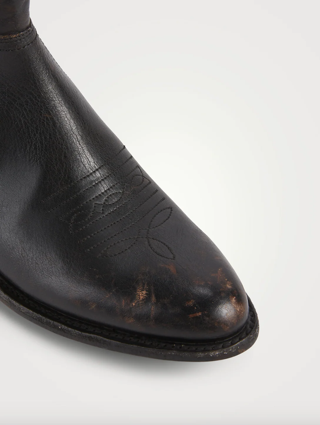 Frye- Austin Leather Boots with Zip - Image 7