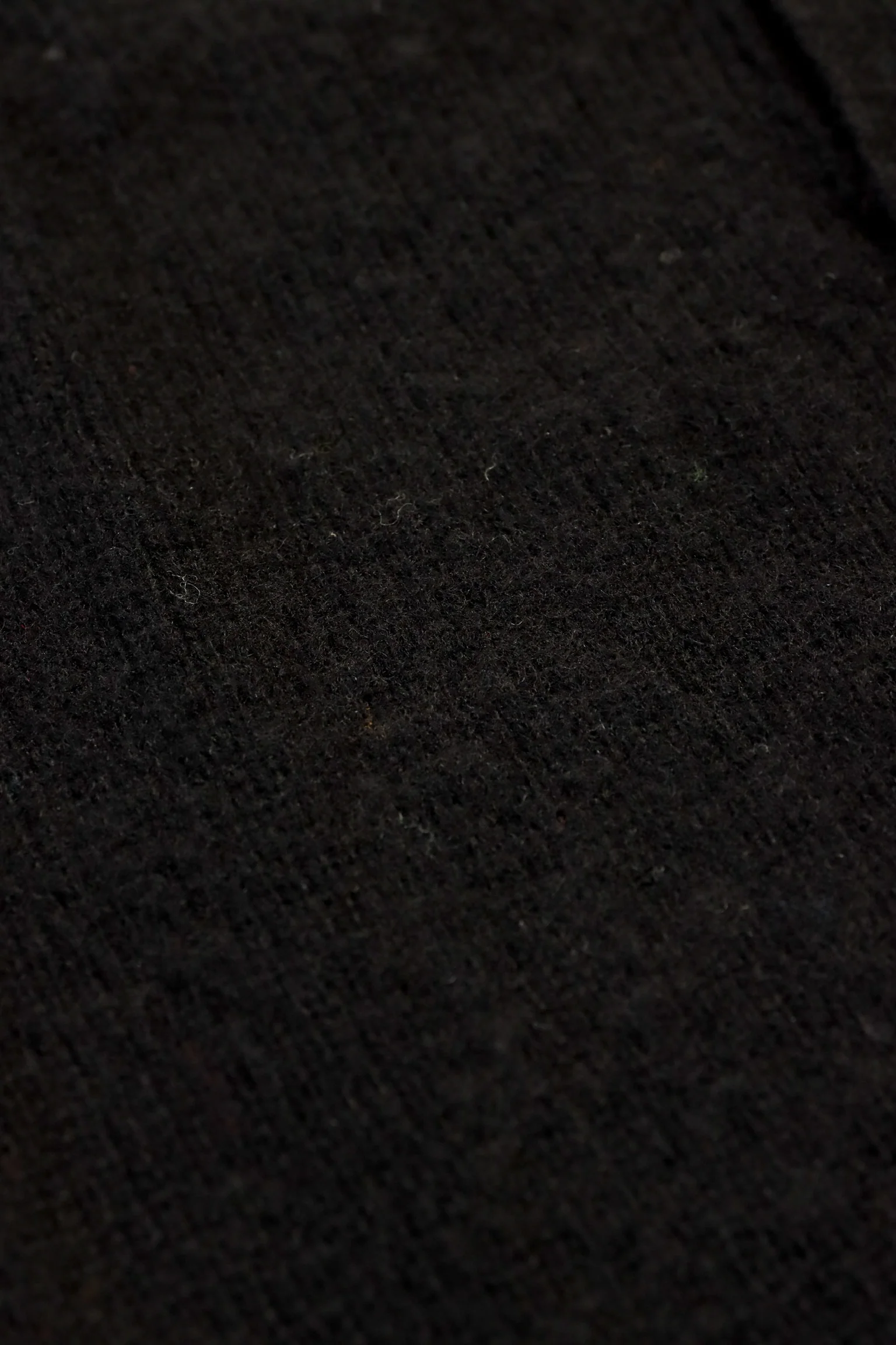 Harley of Scotland - Shaggy Cardigan in Black - Image 5