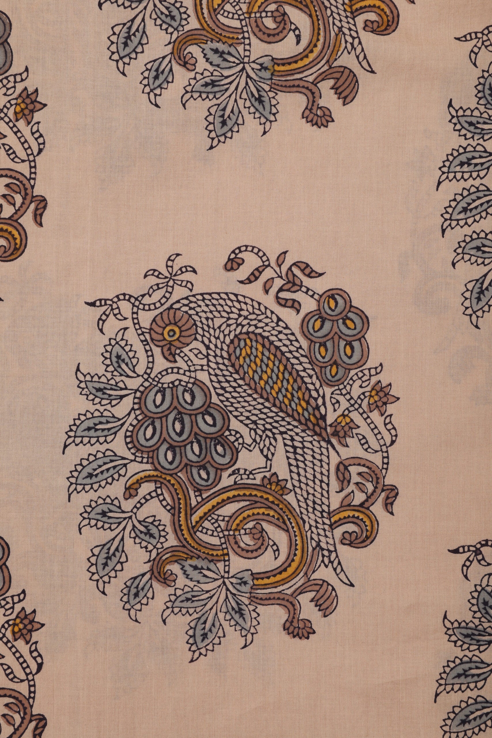 Kardo - Chintan Camp Collar in Owl Block Print - Image 3