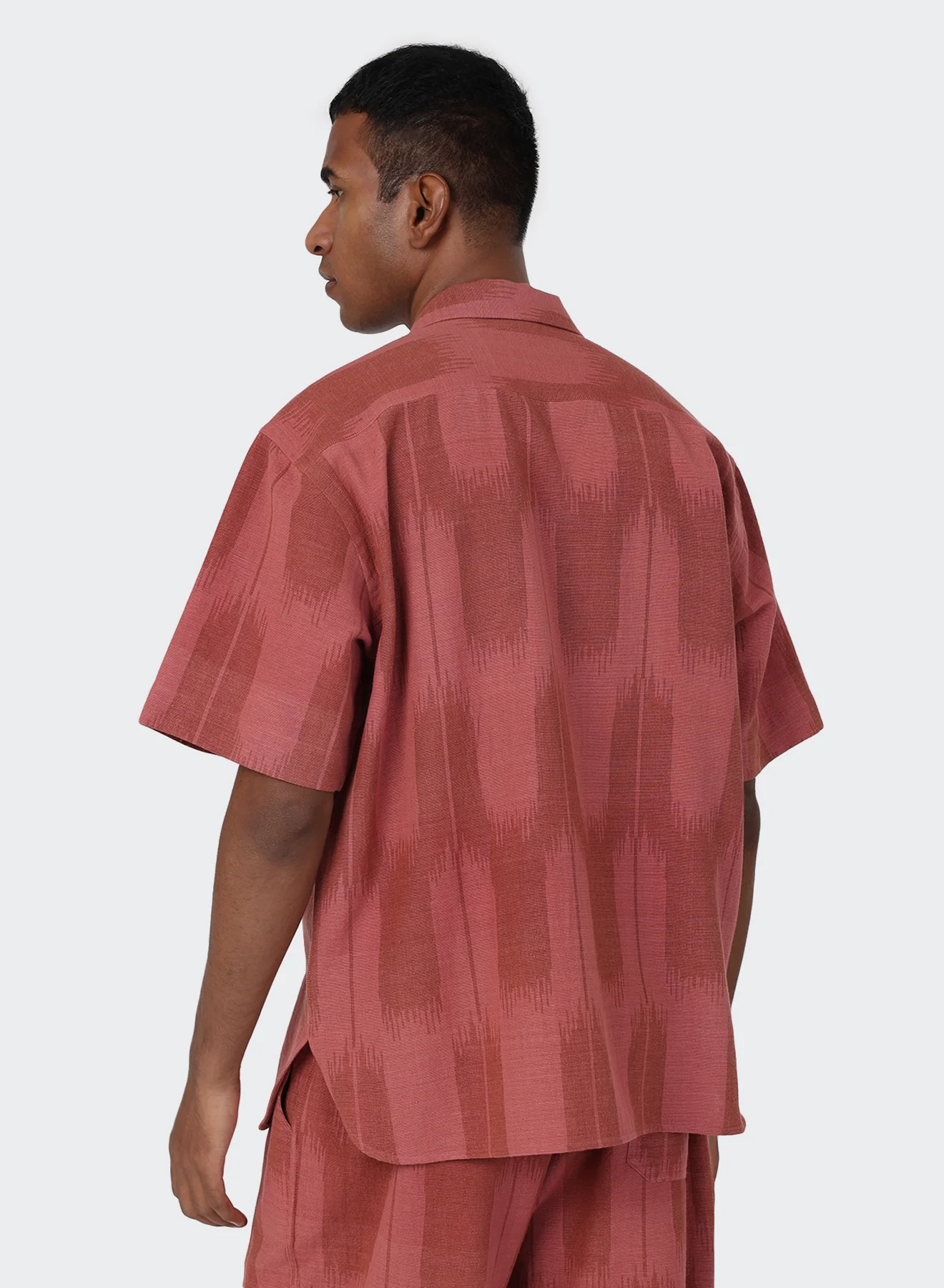 Kardo - Ronen Camp Collar in Handwoven Ikat - Image 5