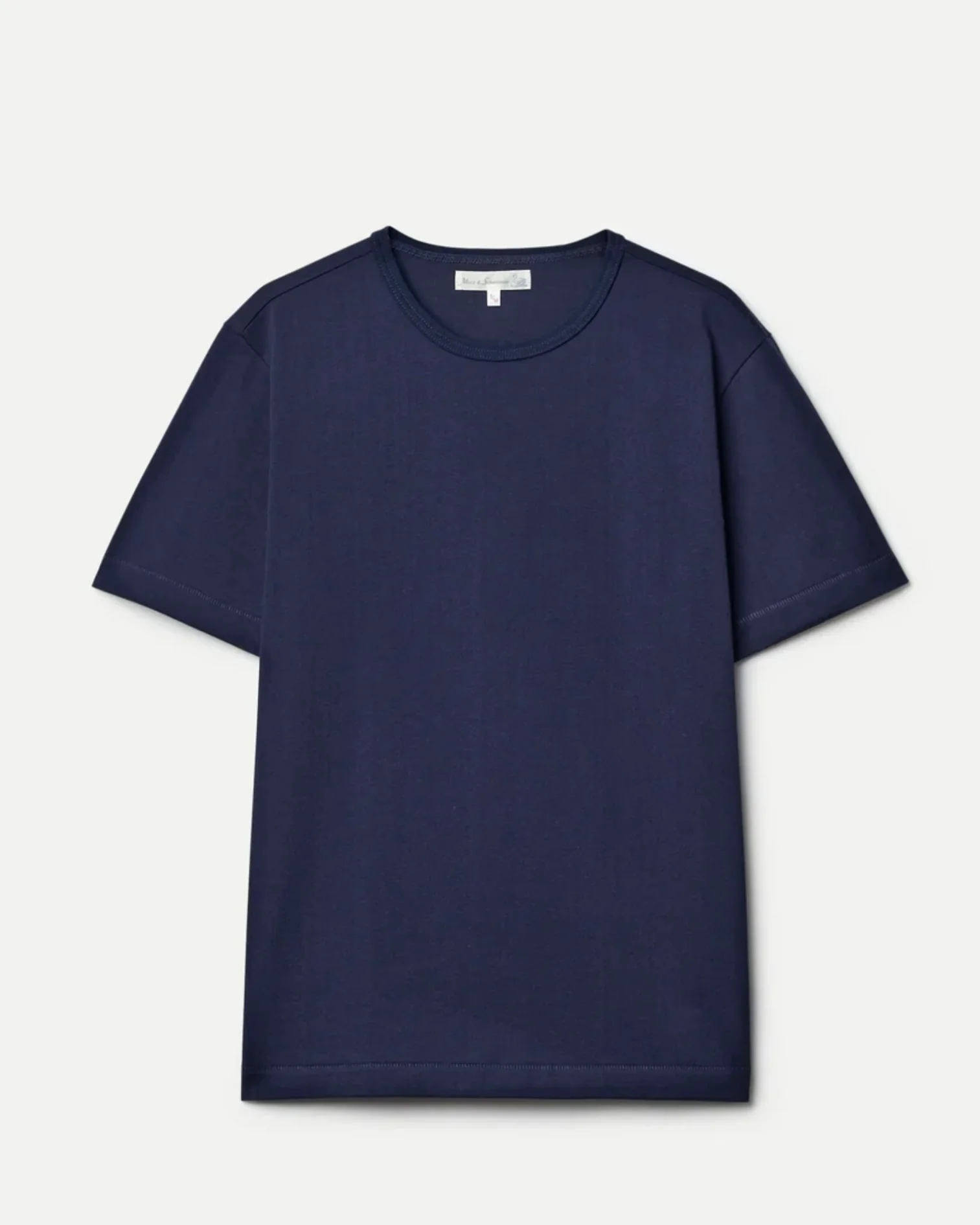 Merz b. Schwanen - 2M15 Vintage Machine Refined Classic Fit T-Shirt in Ink Blue