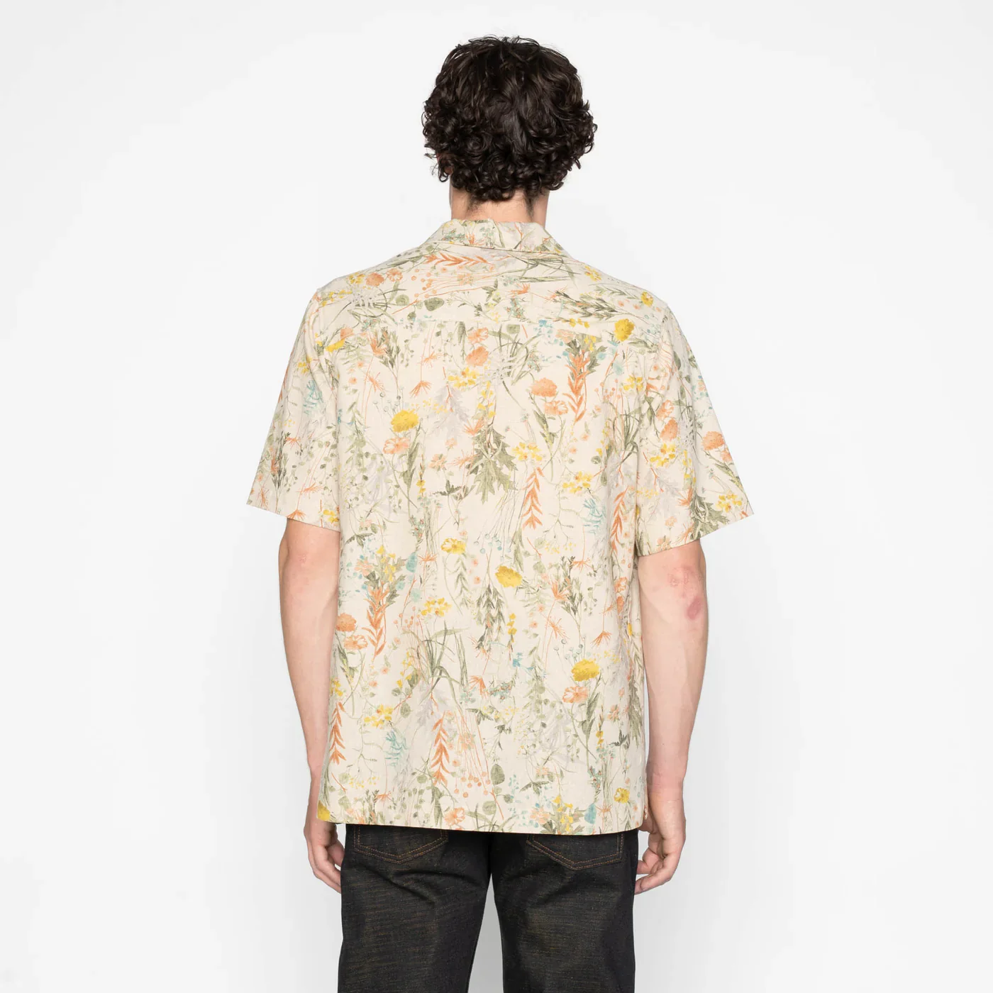 Naked & Famous - Aloha Shirt in Flowers Painting - Image 4