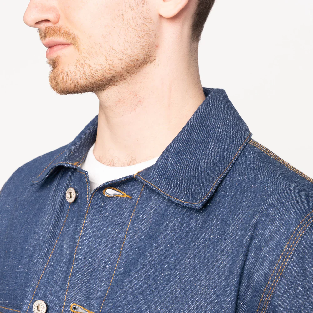 Naked & Famous - Chore Coat in Workforce Selvedge - Image 4