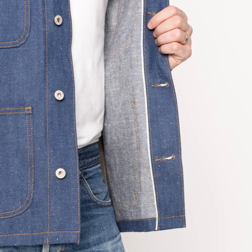 Naked & Famous - Chore Coat in Workforce Selvedge - Image 5