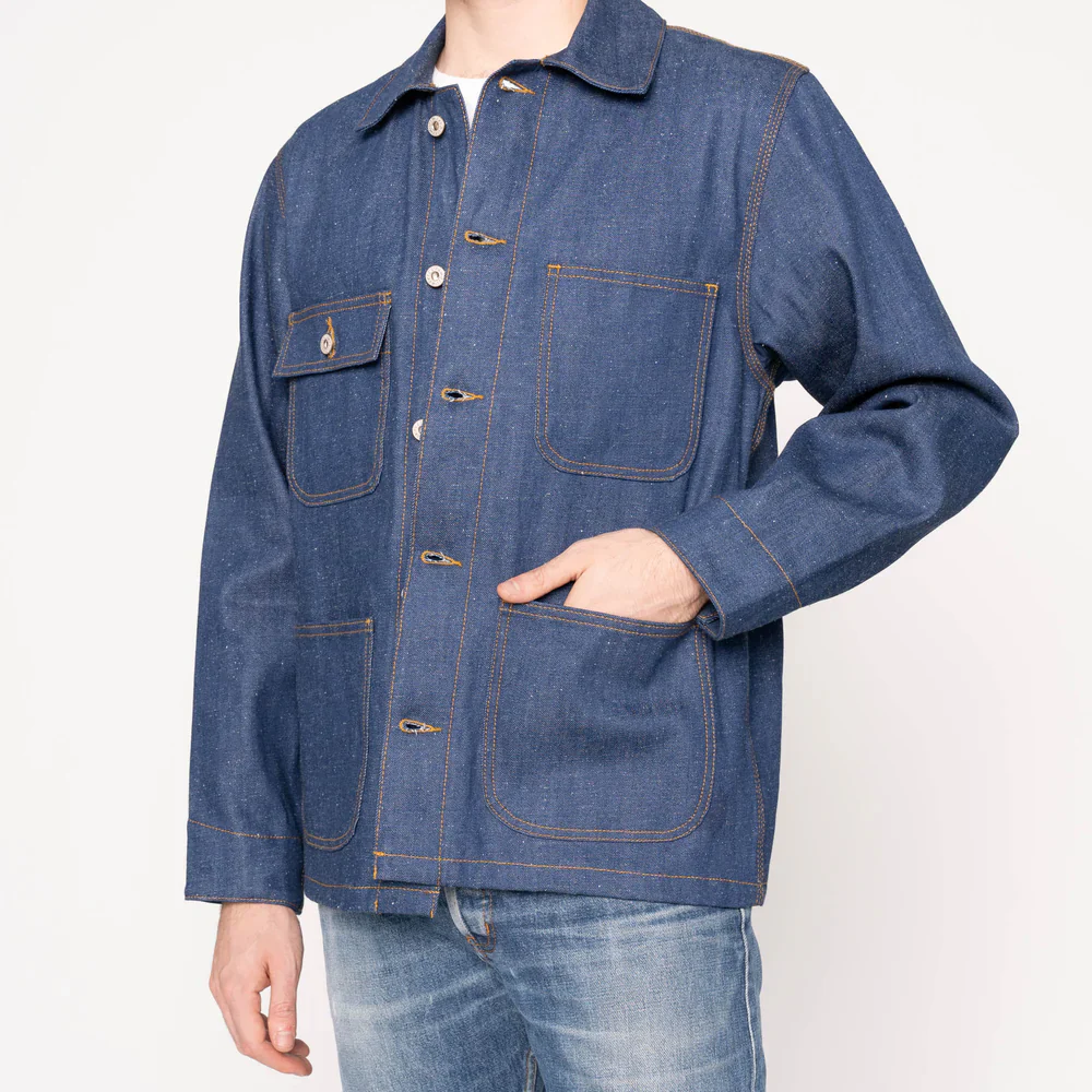 Naked & Famous - Chore Coat in Workforce Selvedge - Image 6