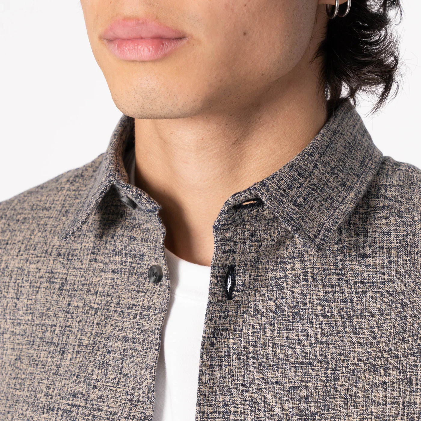 Naked & Famous - True Shirt in Kimono Scramble - Image 3
