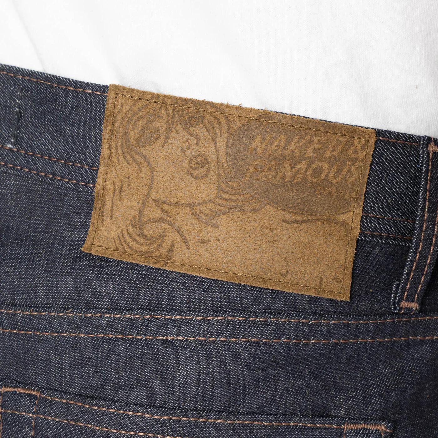 Naked & Famous - Weird Guy in Hemp Blend Selvedge Indigo - Image 6
