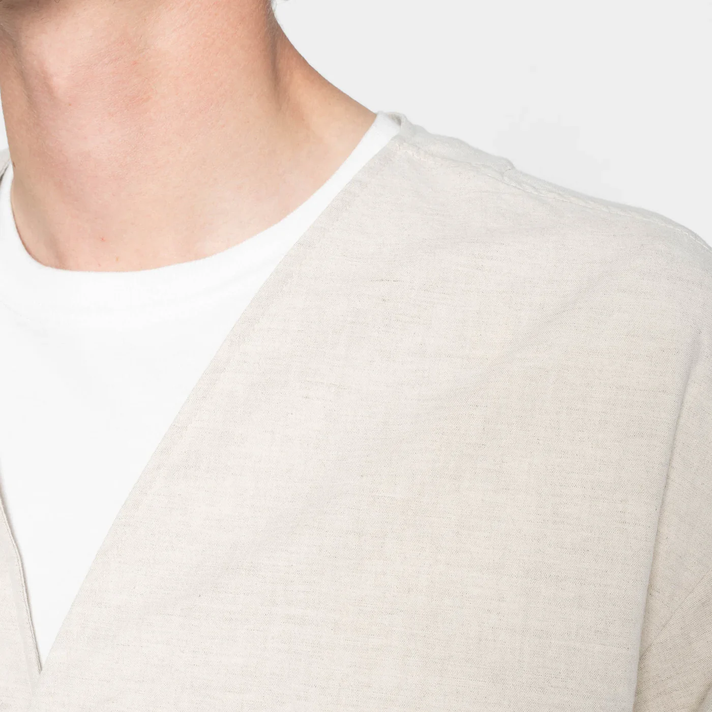 Naked & Famous - Wise Guy Jacket in Linen Blend Denim - Image 6