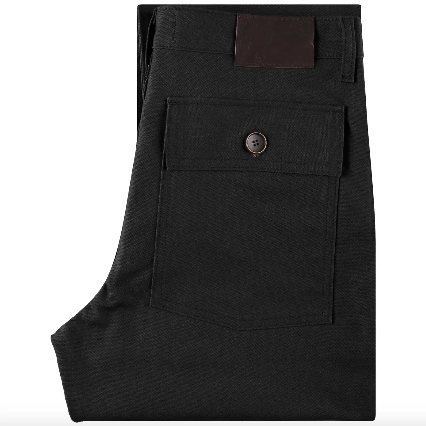 Naked & Famous- Work Pant Black Canvas
