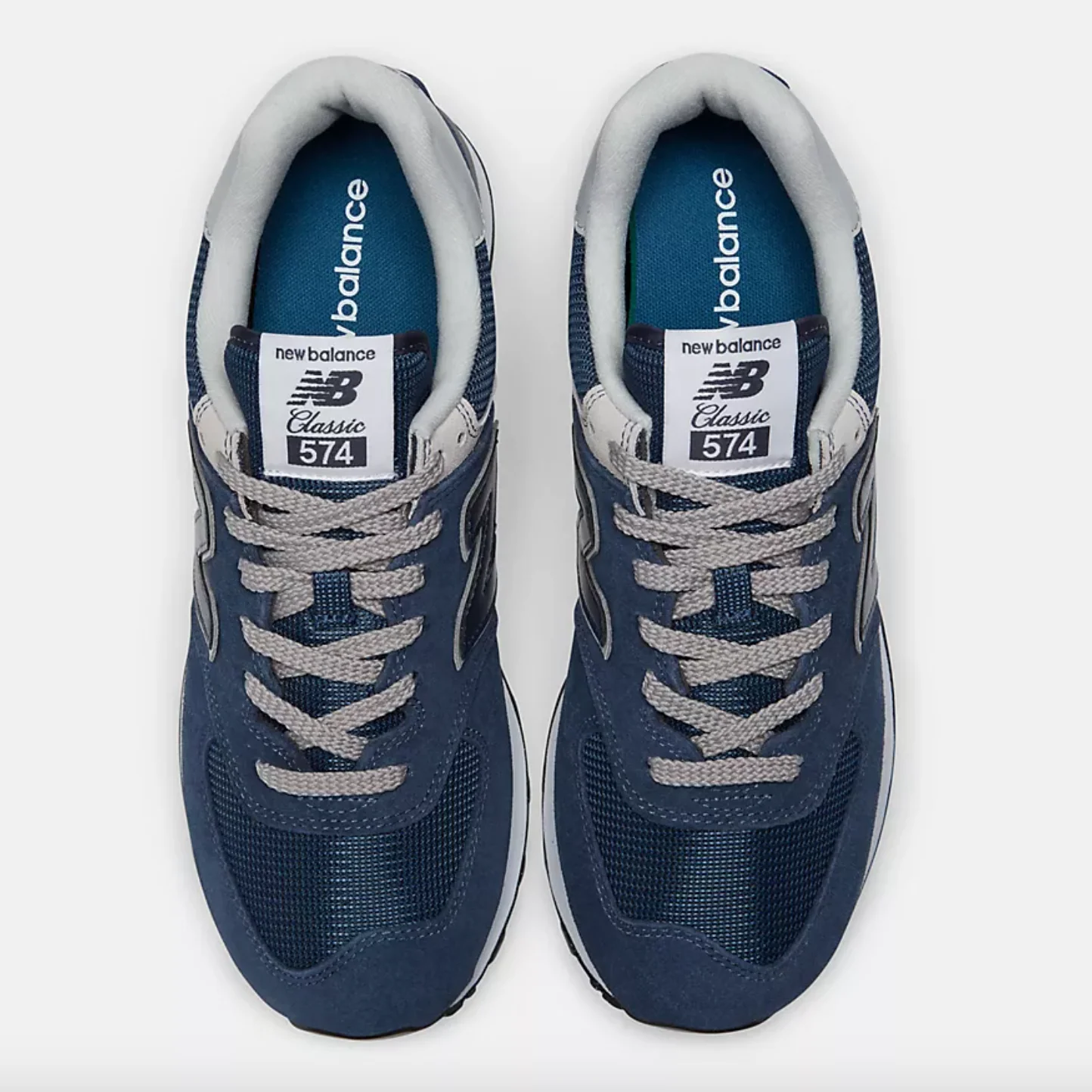 New Balance- 574 Core Navy/ White - Image 3
