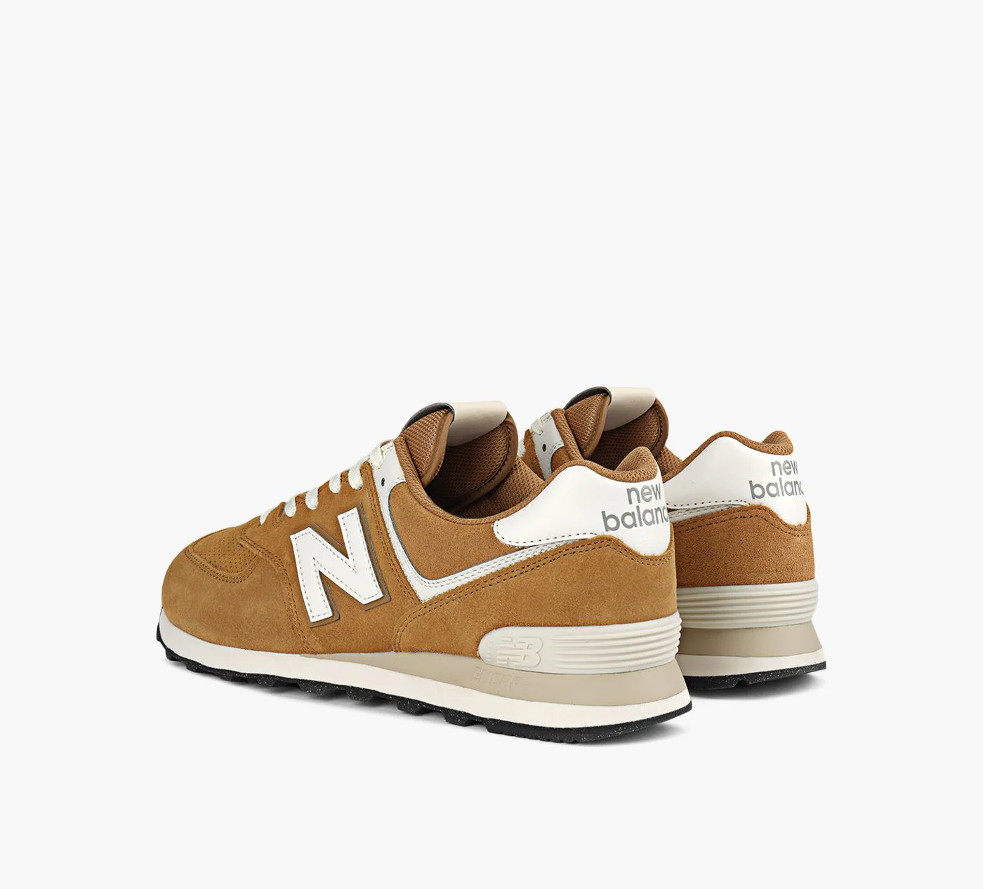New Balance - 574 in Brown/White - Image 3