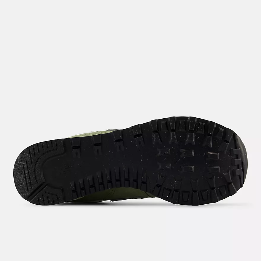 New Balance - 574 in Dark Olivine with Sea Salt - Image 6