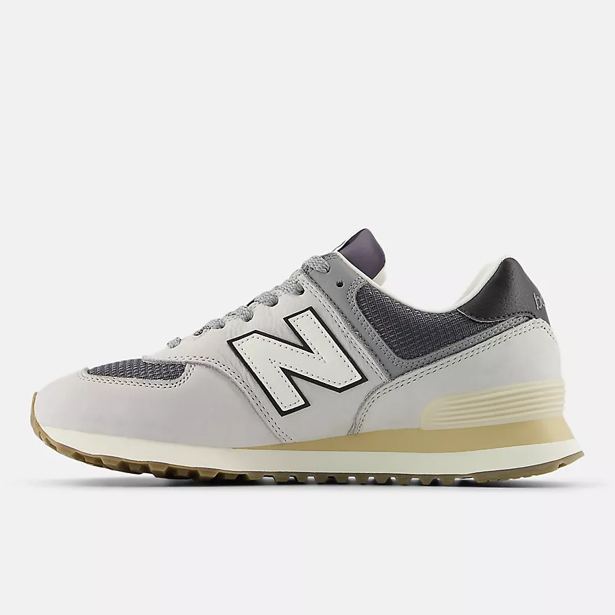 New Balance - 574 in Grey Matter with Dark Silver Metallic - Image 3