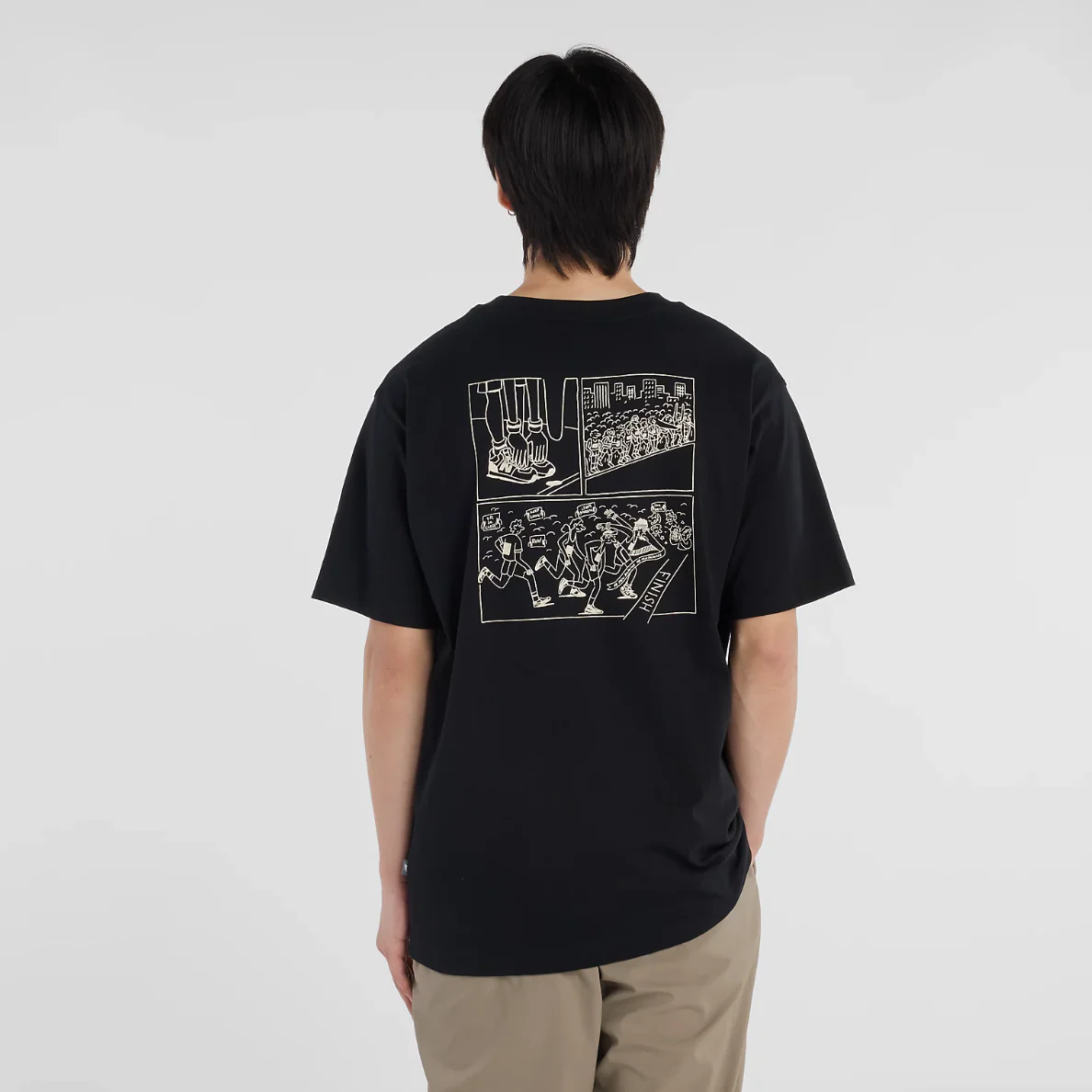 New Balance - Runners Aren't Normal T-Shirt Black - Image 3