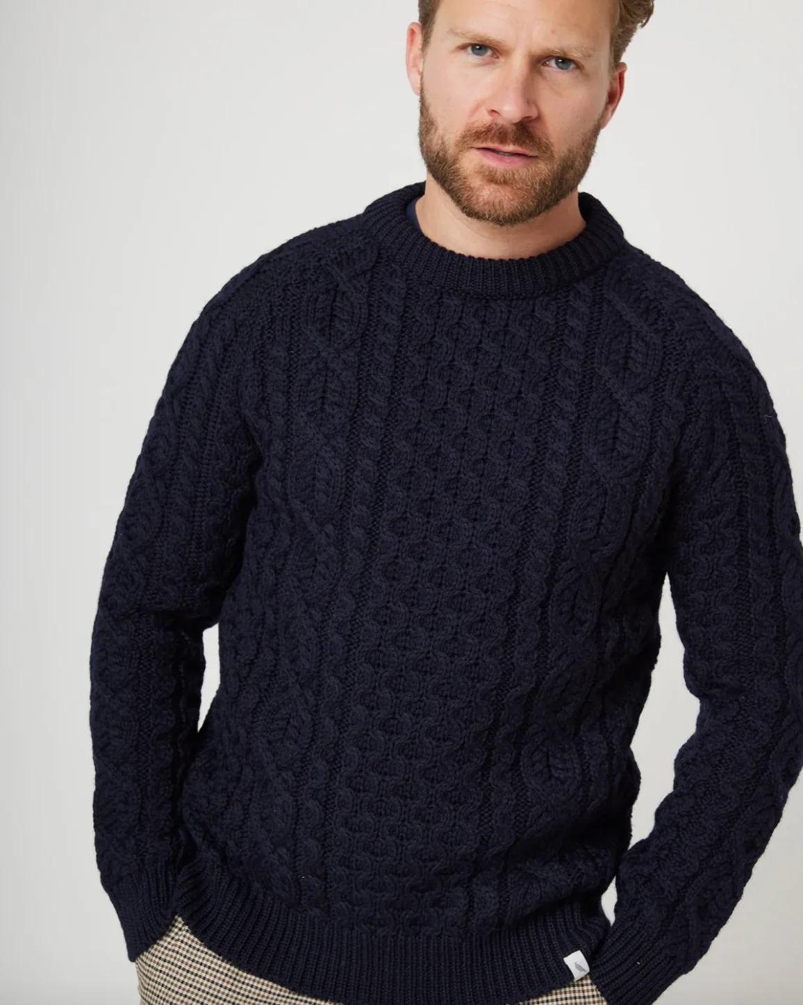Peregrine- Hudson Aran Jumper - Image 3