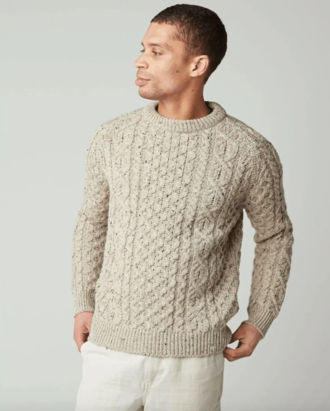 Peregrine- Hudson Aran Jumper - Image 4