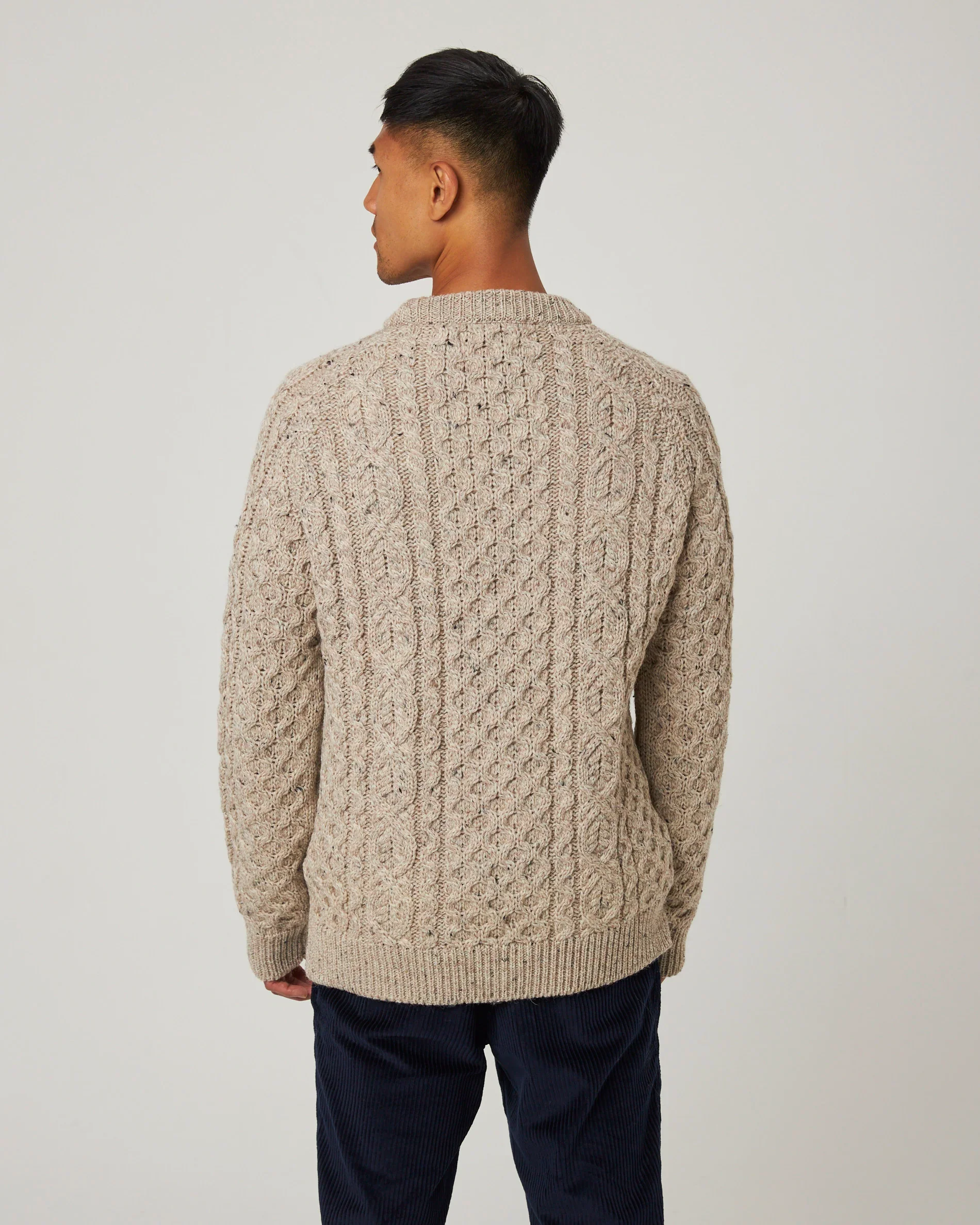 Peregrine - Hudson Aran Jumper in Skiddaw - Image 4